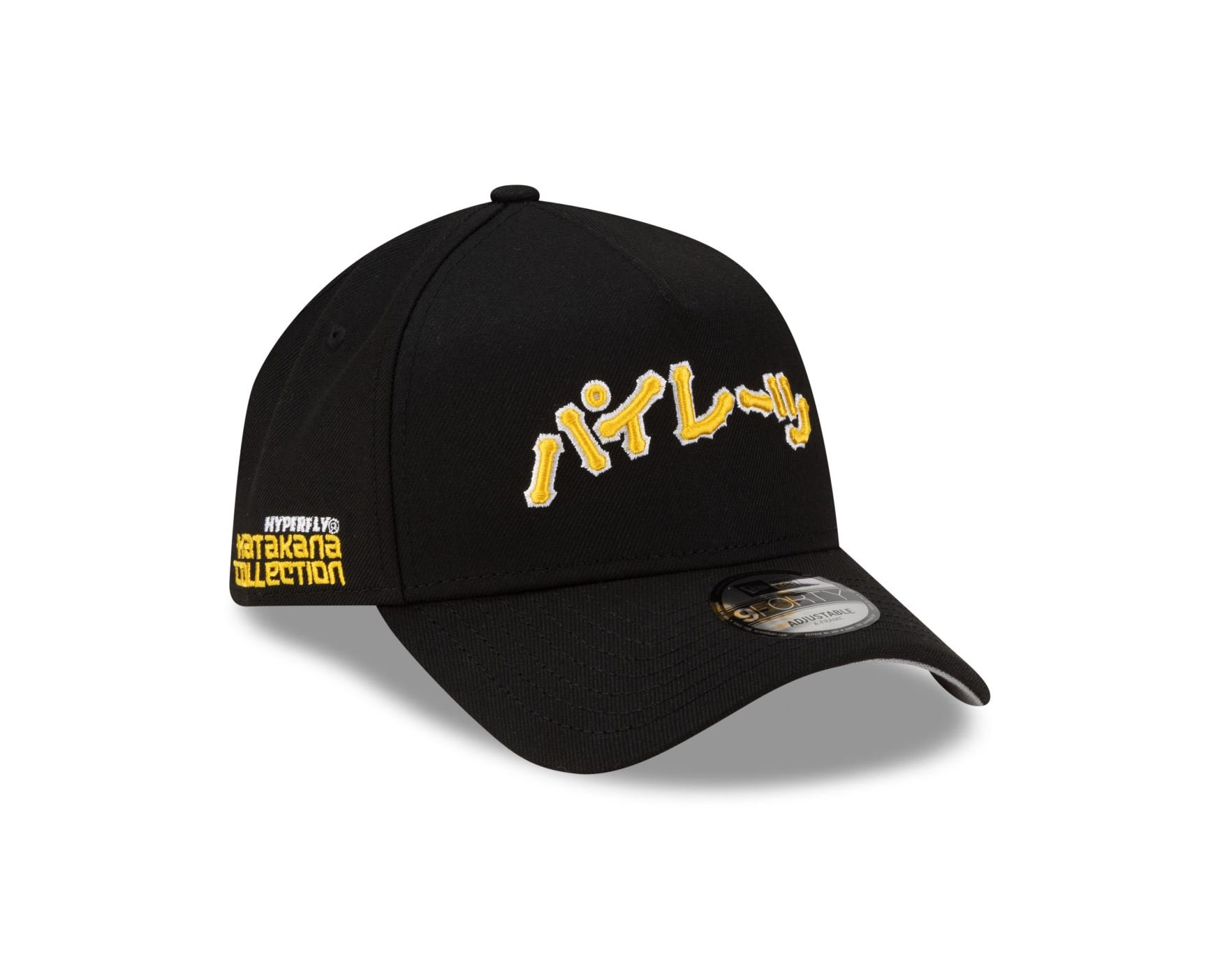 Bone New Era  9FORTY A-Frame Pittsburgh Pirates MLB Hyperfly Preto Preto 3