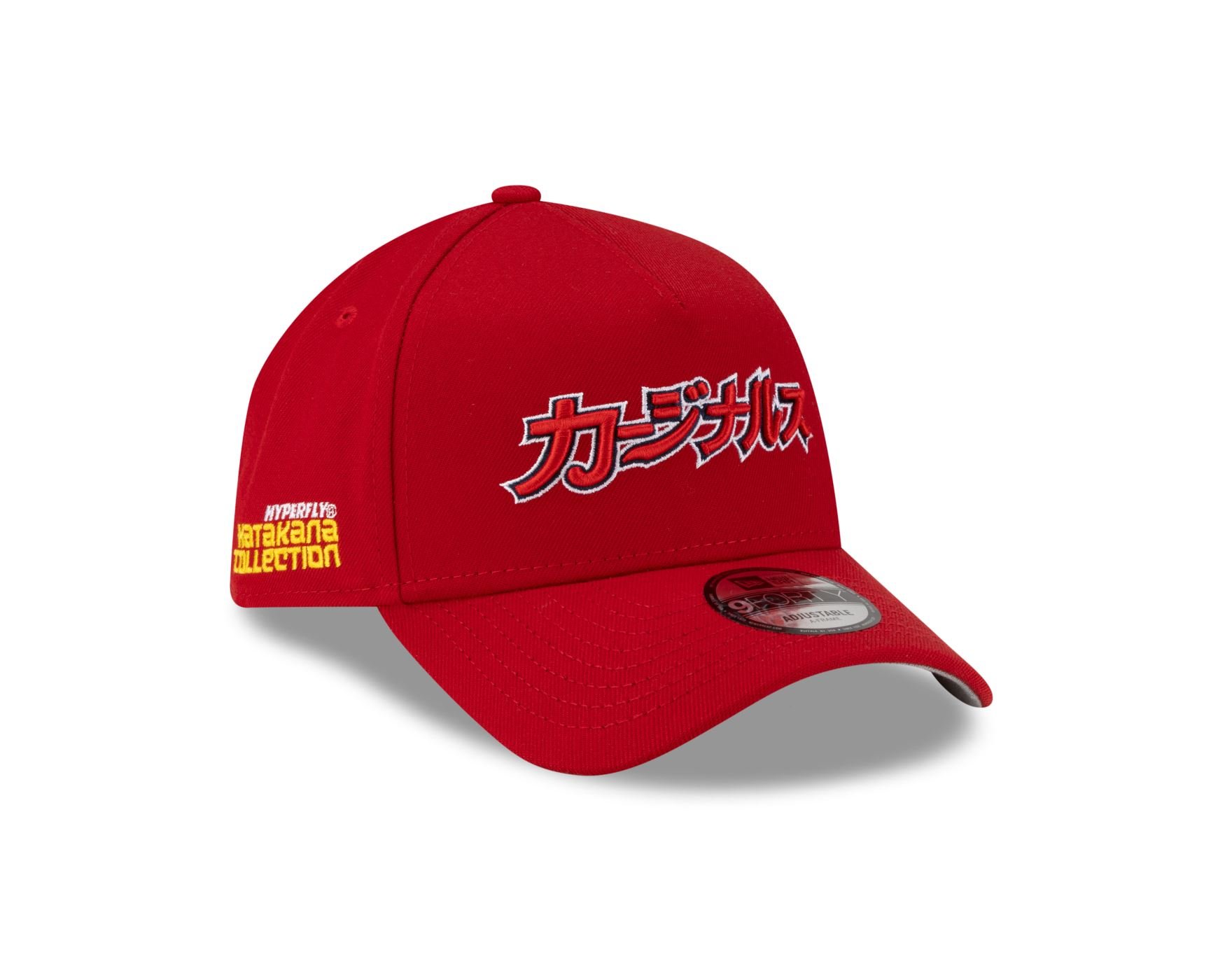 Bone New Era 9FORTY A-FRAME SNAPBACK Saint Louis Cardinals MLB Hyperfly Vermelho Vermelho 3