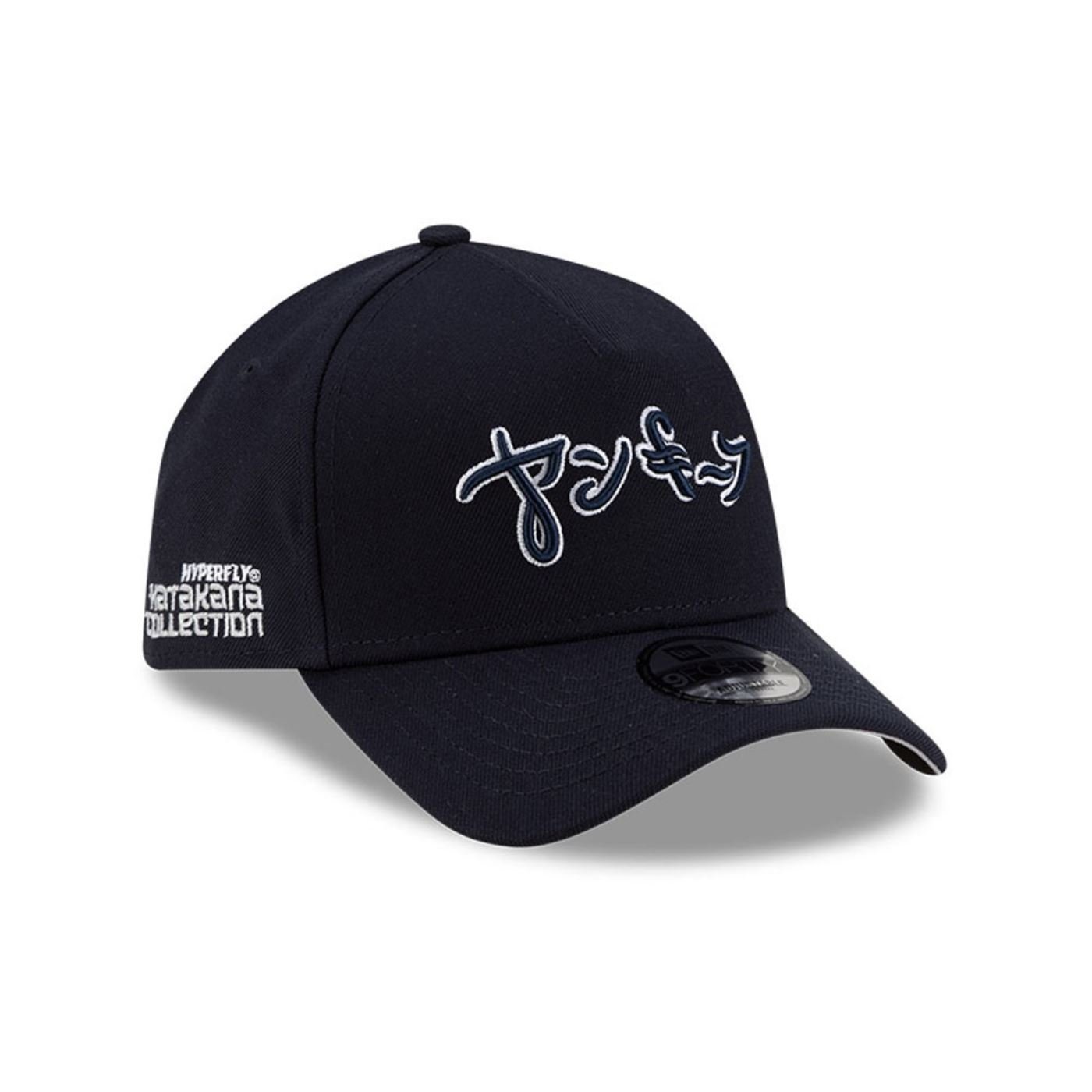 Bone New Era  9FORTY A-Frame New York Yankees MLB Hyperfly Marinho Marinho 3