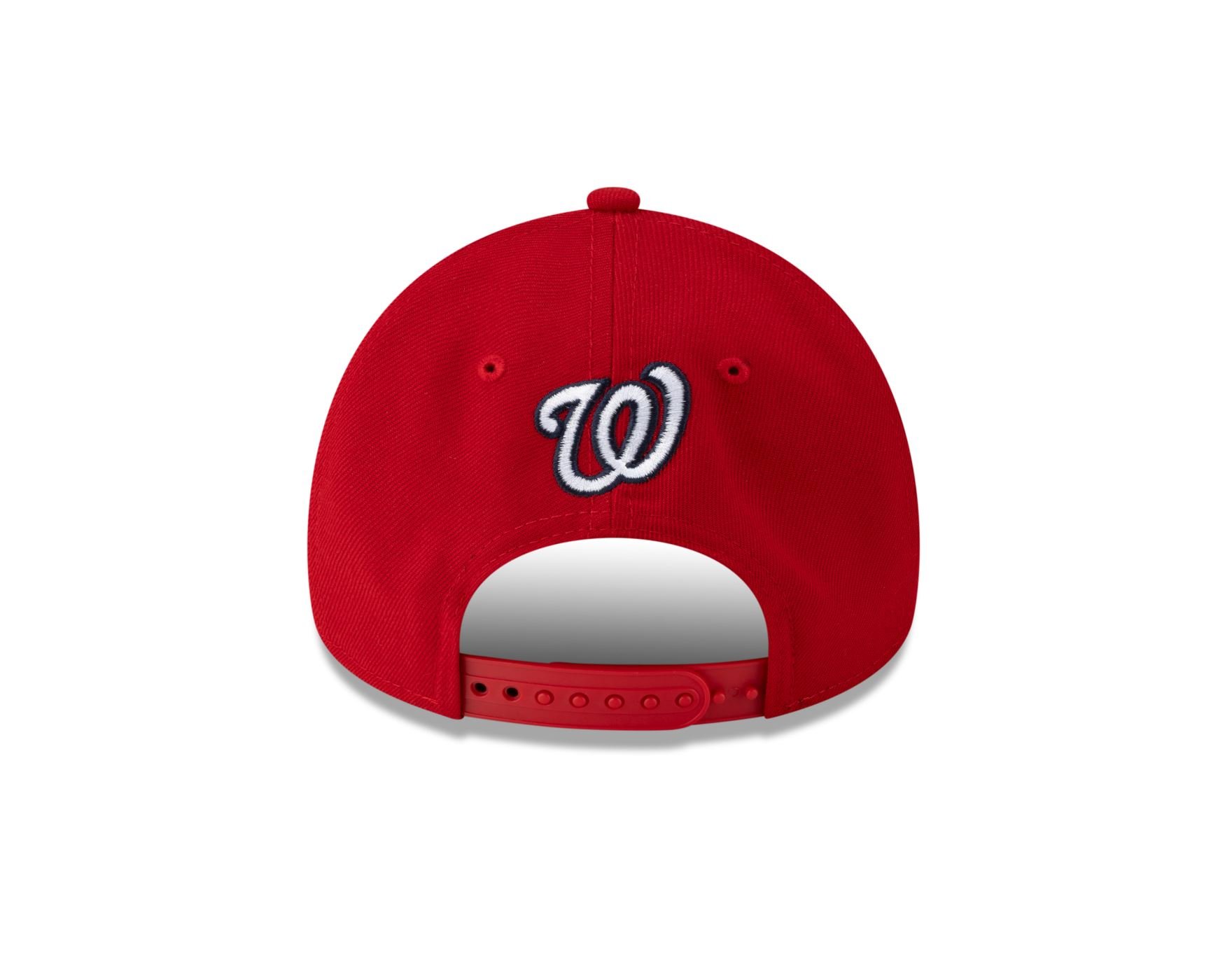 Bone New Era 9FORTY A-FRAME SNAPBACK Washington Nationals MLB Hyperfly Vermelho Vermelho 7