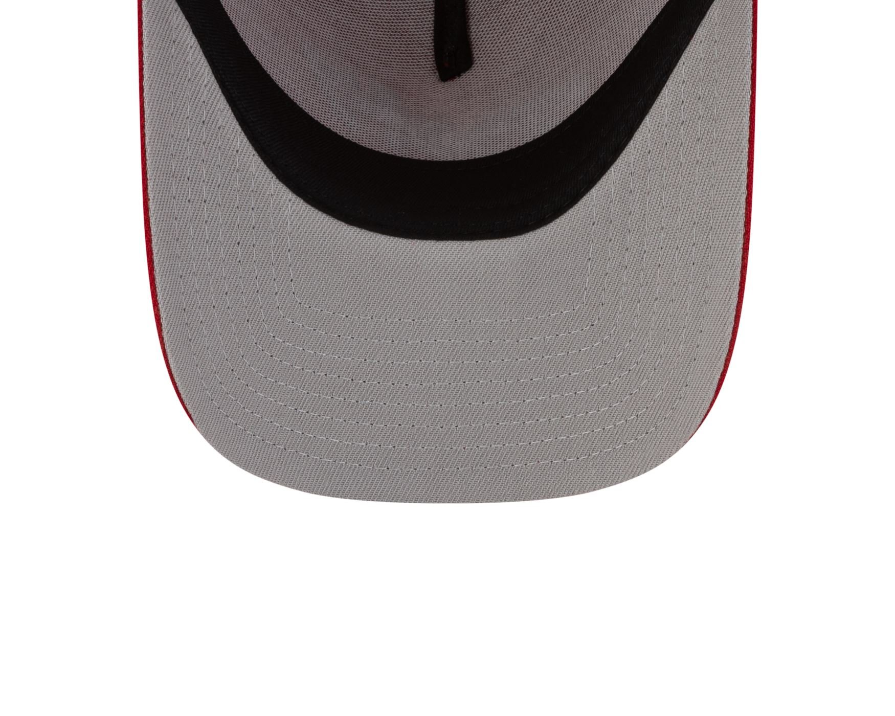 Bone New Era 9FORTY A-FRAME SNAPBACK Washington Nationals MLB Hyperfly Vermelho Vermelho 8