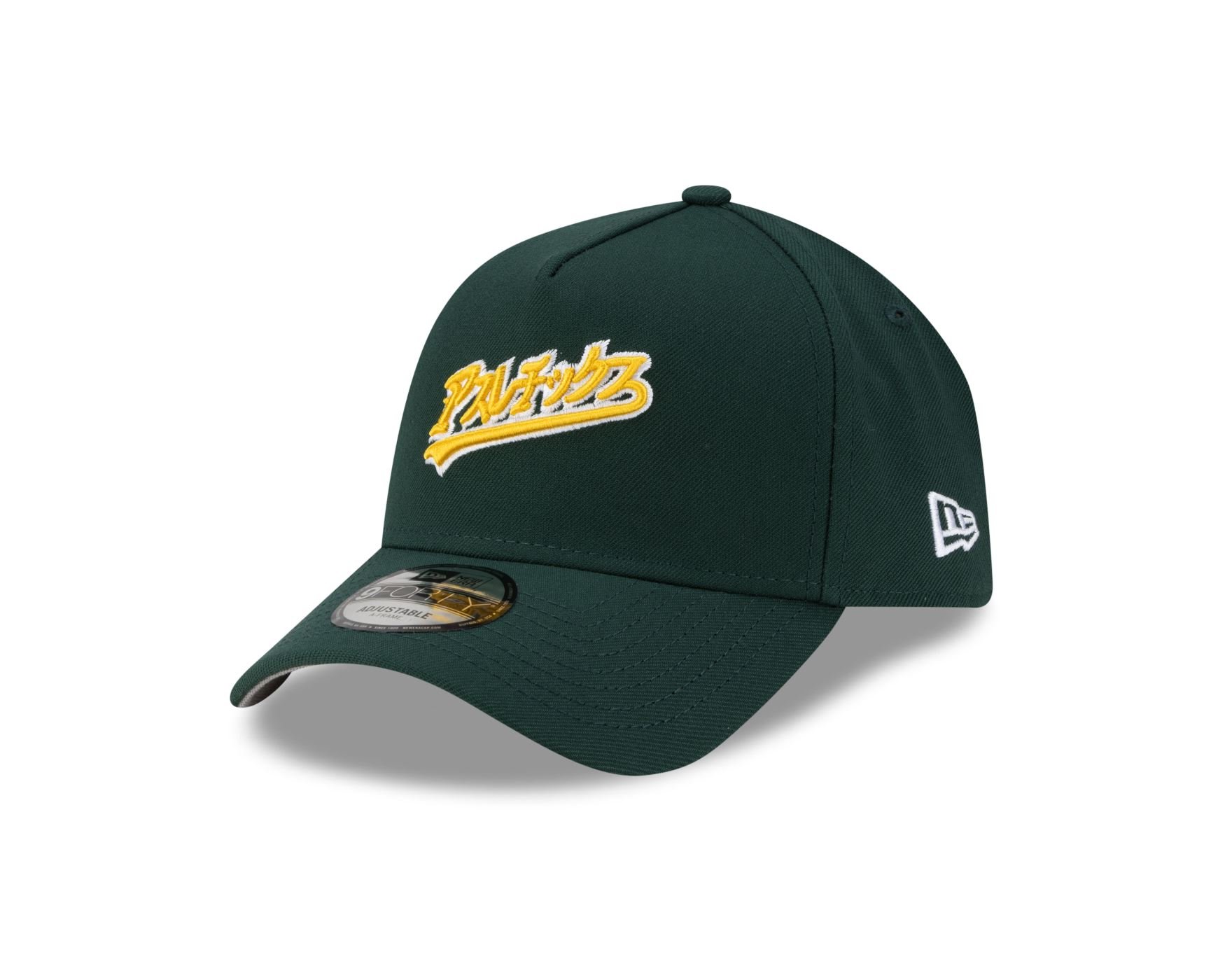 Bone New Era  9FORTY A-Frame Oakland Athletics MLB Hyperfly Verde