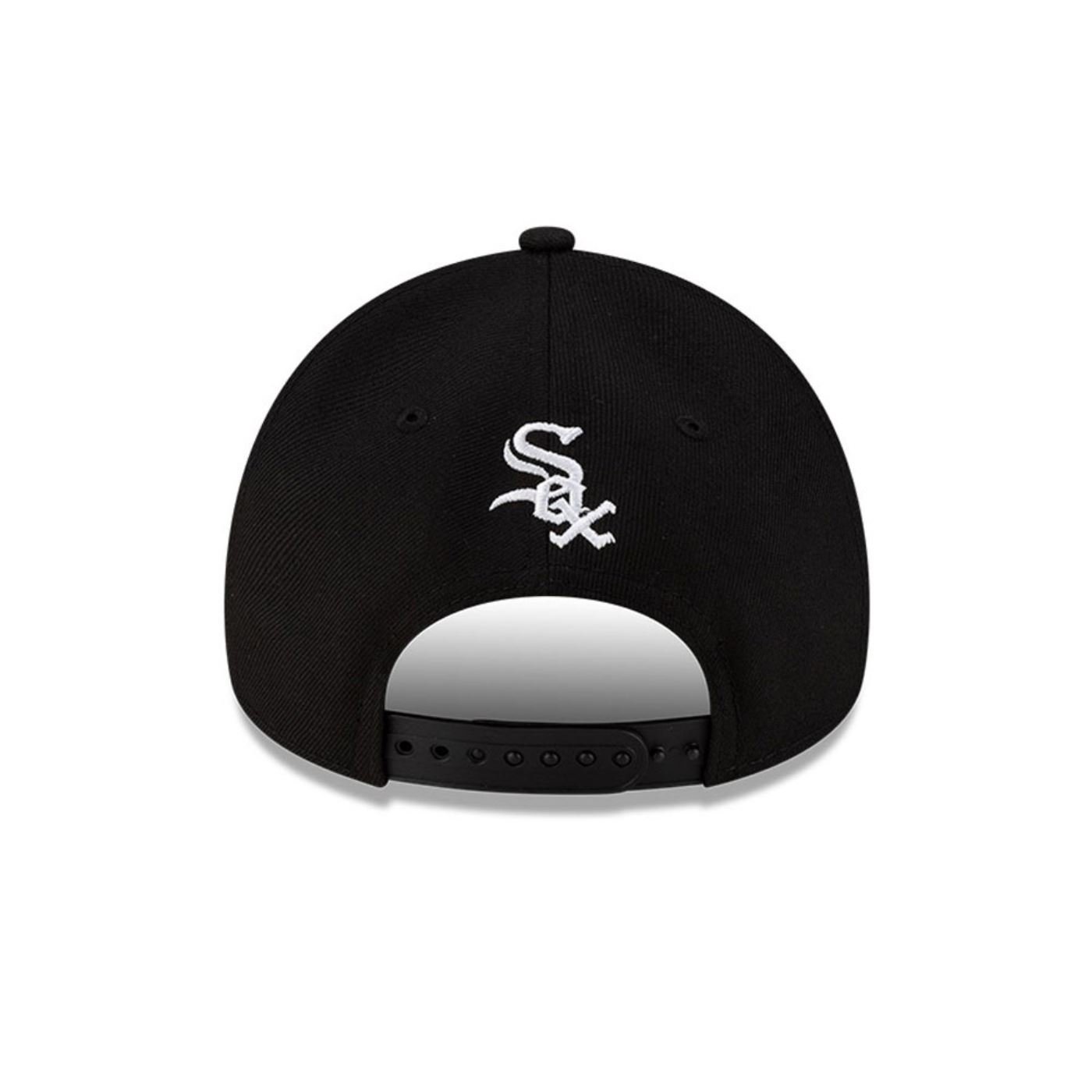 Bone New Era 9FORTY A-Frame Chicago White Sox MLB Hyperfly Preto Preto 5