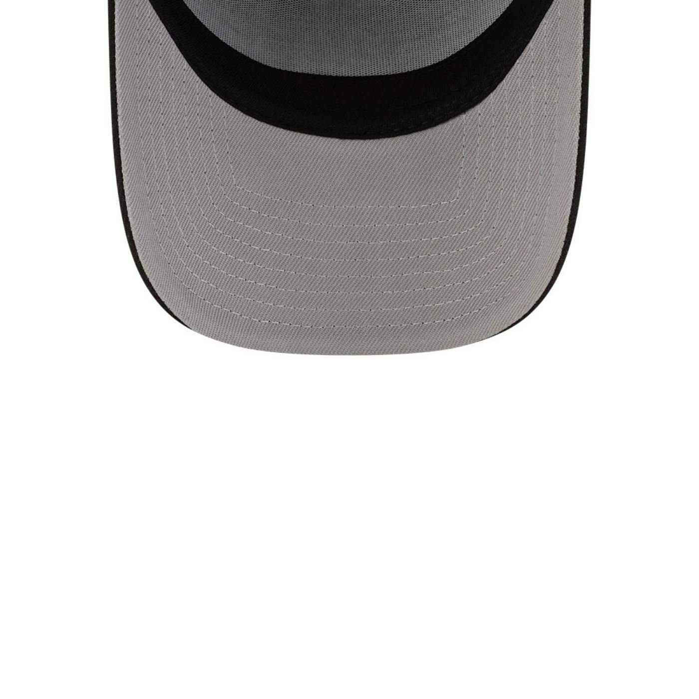 Bone New Era 9FORTY A-Frame Chicago White Sox MLB Hyperfly Preto Preto 6