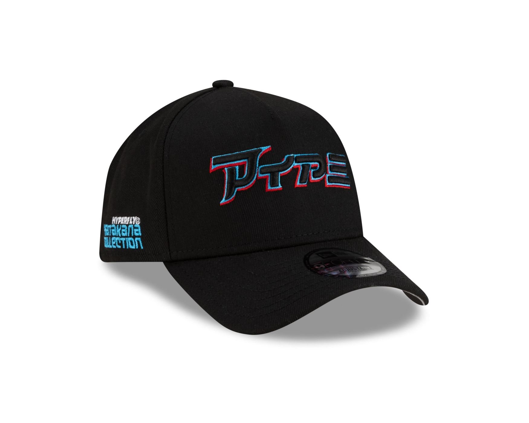 Bone New Era  9FORTY A-Frame Miami Marlins MLB Hyperfly Preto Preto 2