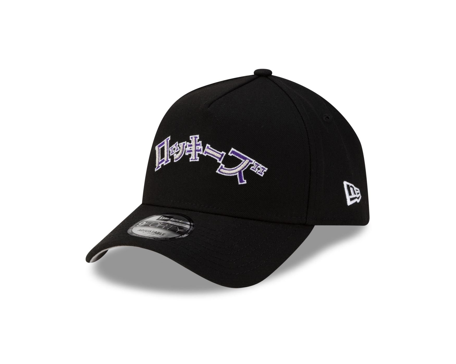 Bone New Era 9FORTY A-FRAME SNAPBACK Colorado Rockies MLB Hyperfly Preto