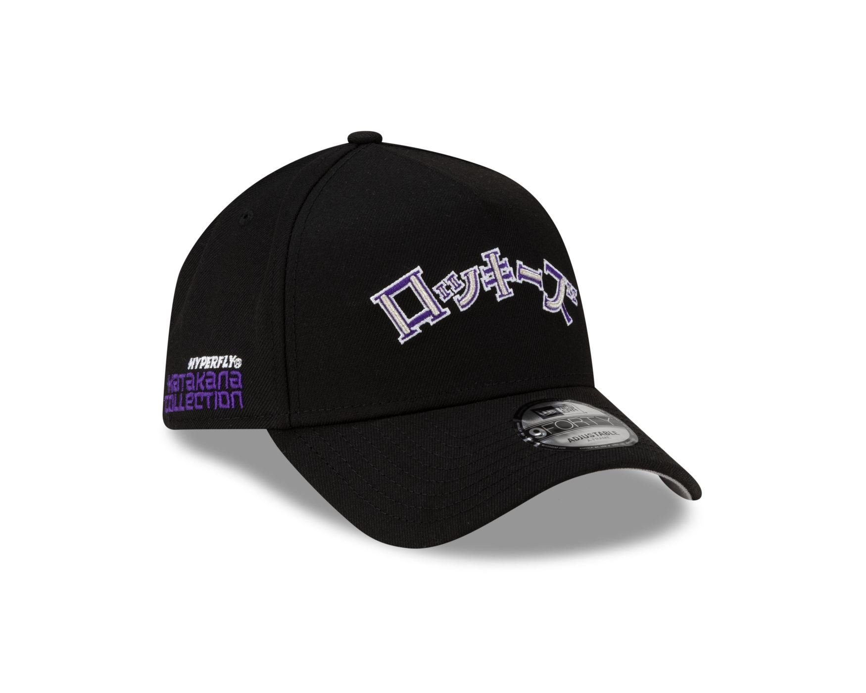 Bone New Era 9FORTY A-FRAME SNAPBACK Colorado Rockies MLB Hyperfly Preto Preto 2