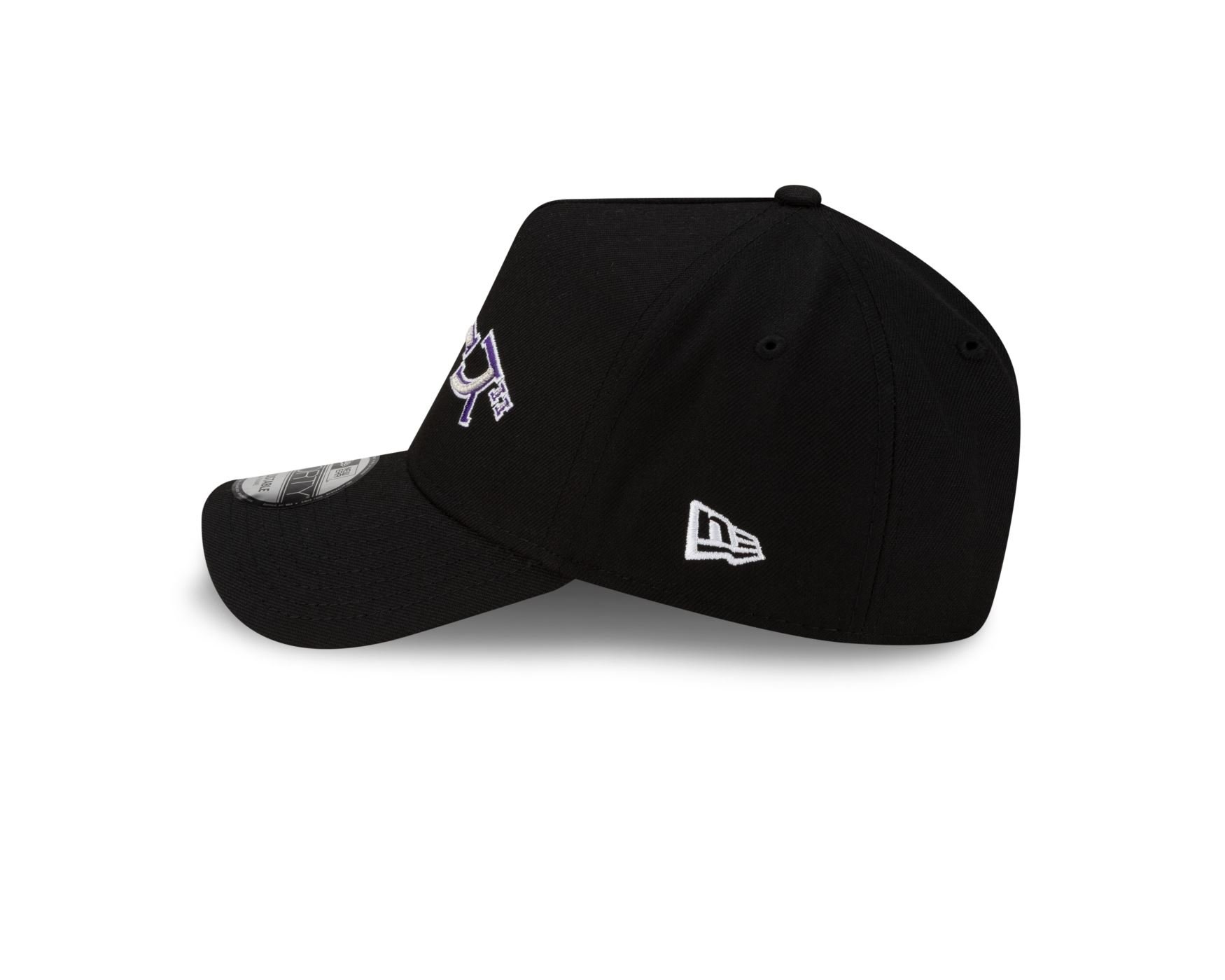Bone New Era 9FORTY A-FRAME SNAPBACK Colorado Rockies MLB Hyperfly Preto Preto 4