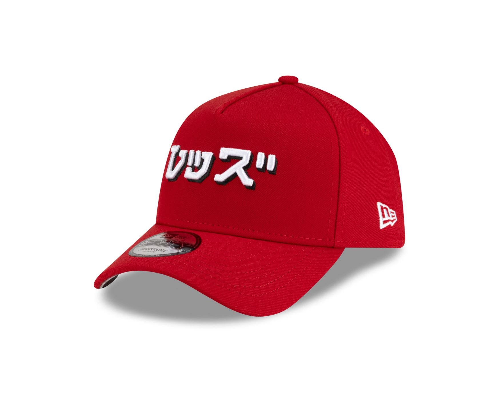 Bone New Era 9FORTY A-FRAME SNAPBACK Cincinnati Reds MLB Hyperfly Vermelho