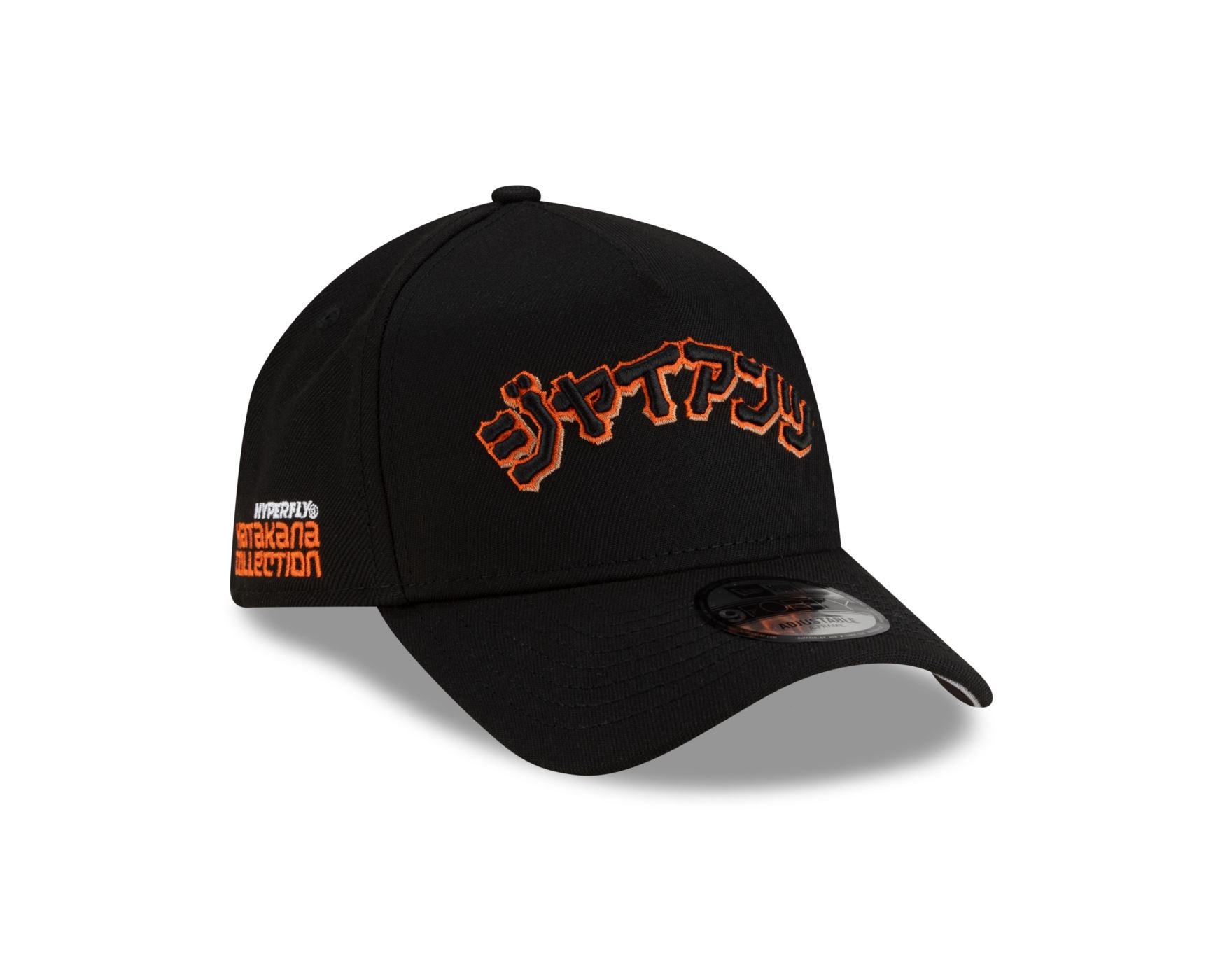 Bone New Era 9FORTY A-Frame San Francisco Giants MLB Hyperfly Preto Preto 3