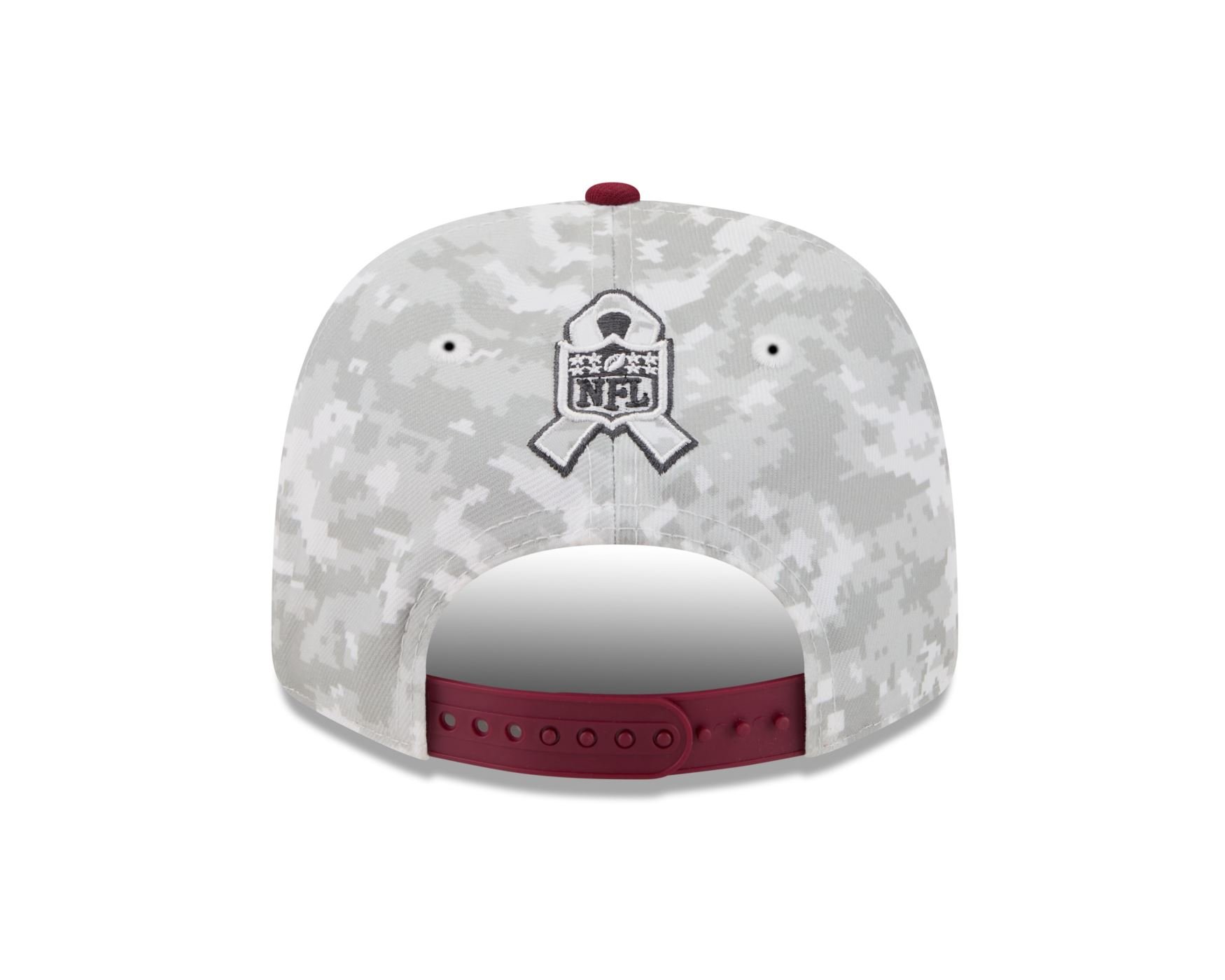 Bone New Era 9SEVENTY Washington Commander NFL Vermelho Cinza/Vermelho 5