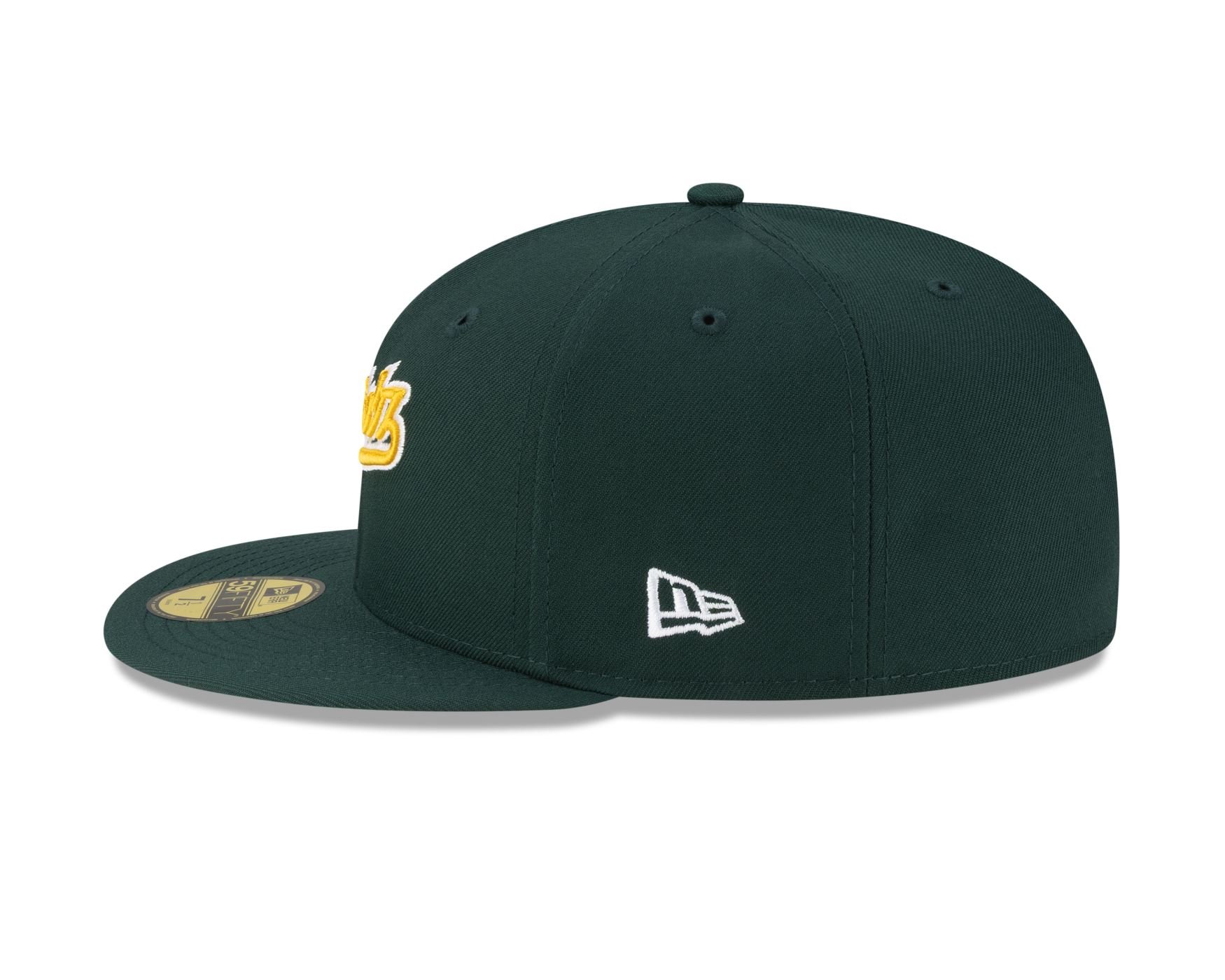 Bone New Era 59FIFTY Oakland Athletics MLB Hyperfly Verde Verde 4