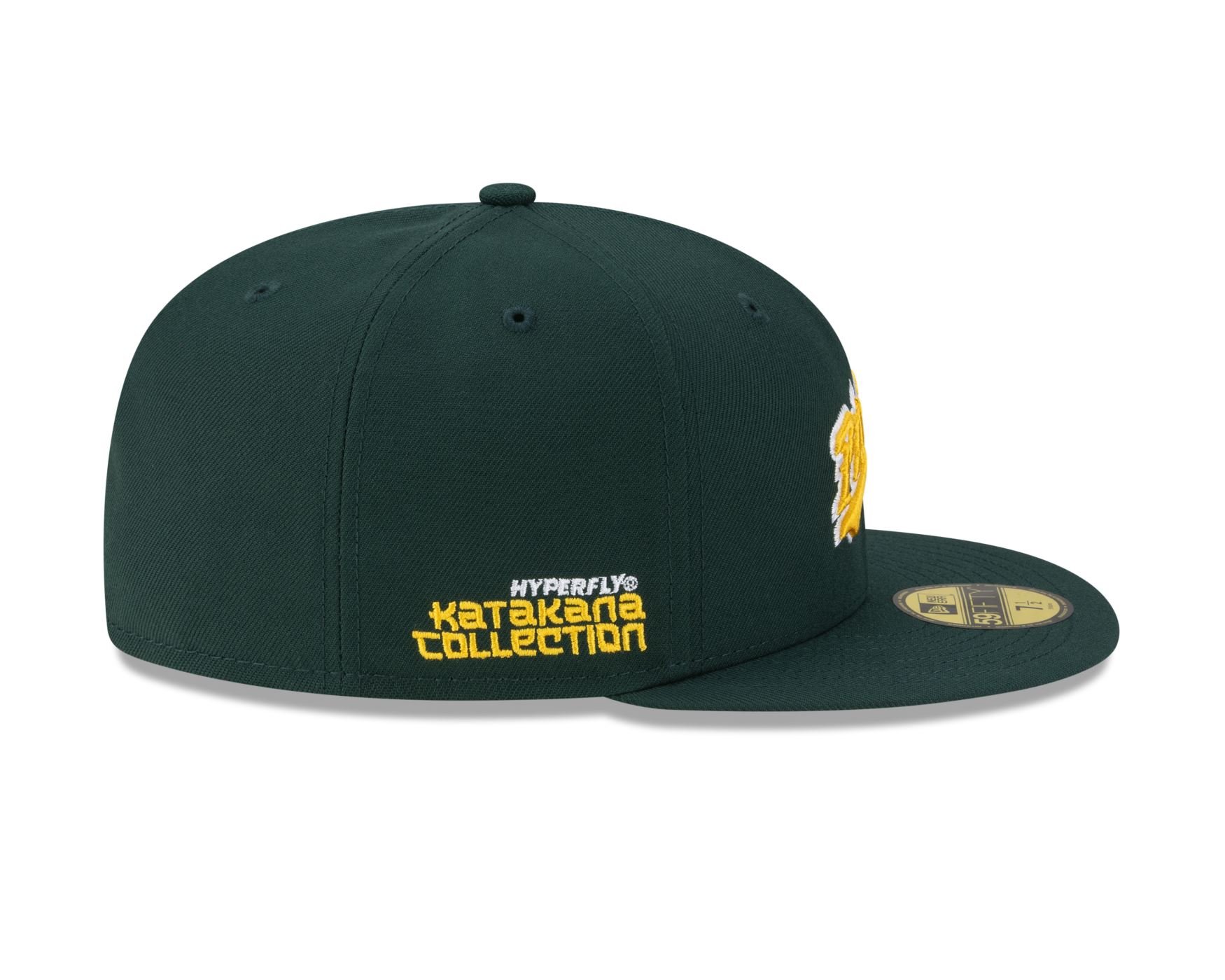 Bone New Era 59FIFTY Oakland Athletics MLB Hyperfly Verde Verde 6