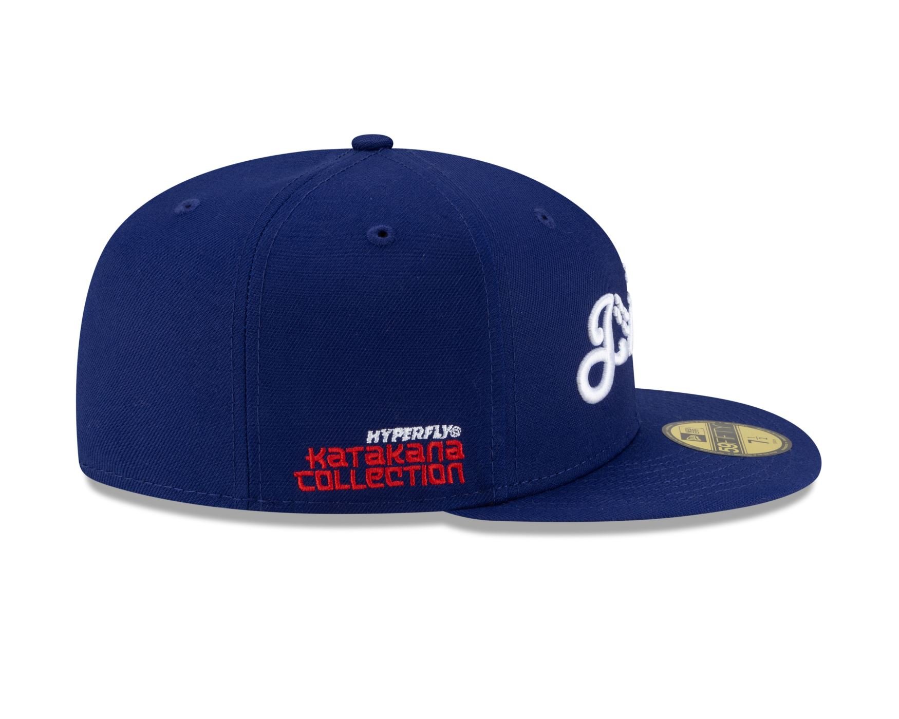 Bone New Era  59FIFTY Los Angeles Dodgers MLB Hyperfly Azul Azul 6