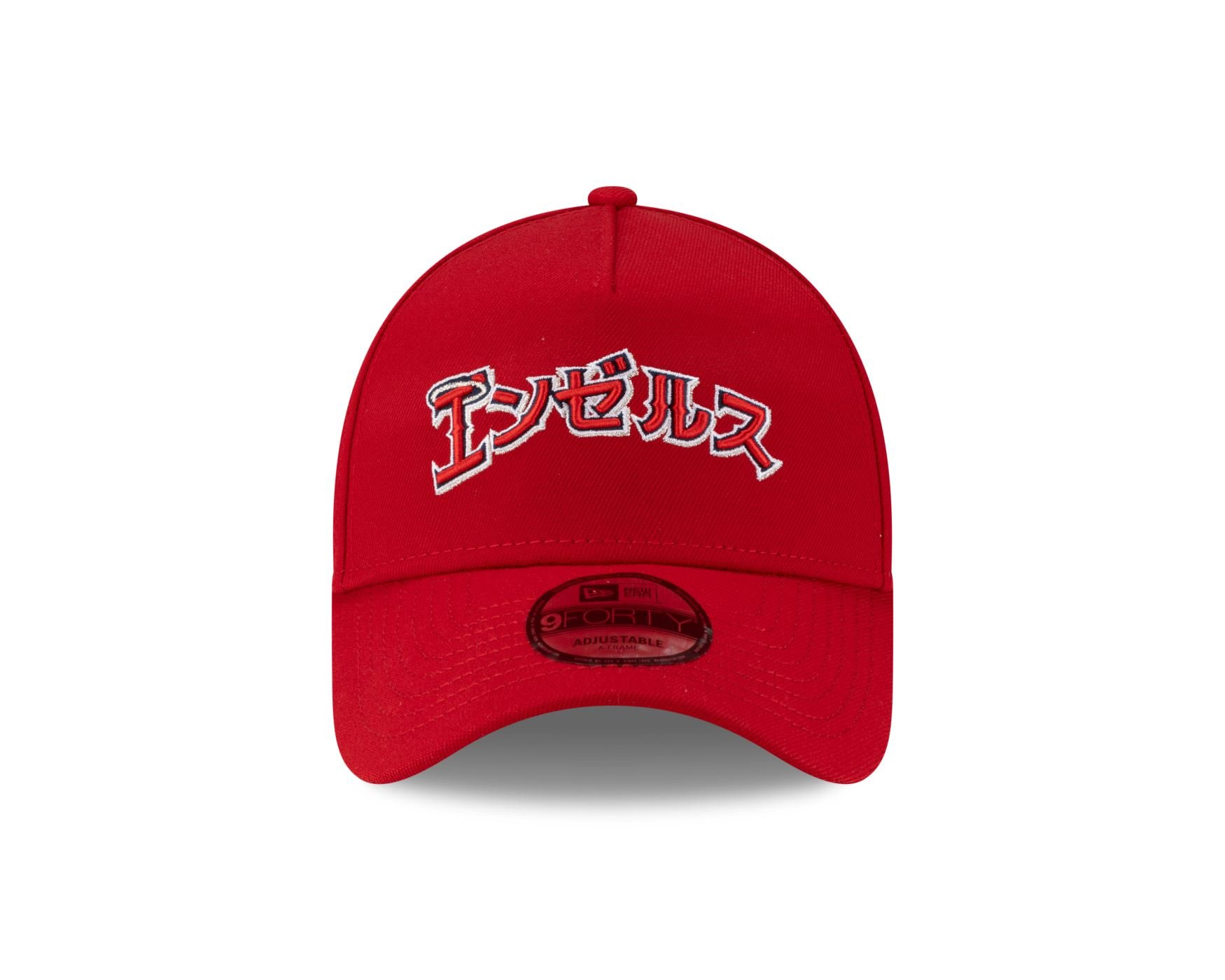 Bone New Era 9FORTY A-FRAME SNAPBACK Anaheim Angels MLB Hyperfly Vermelho Vermelho 2