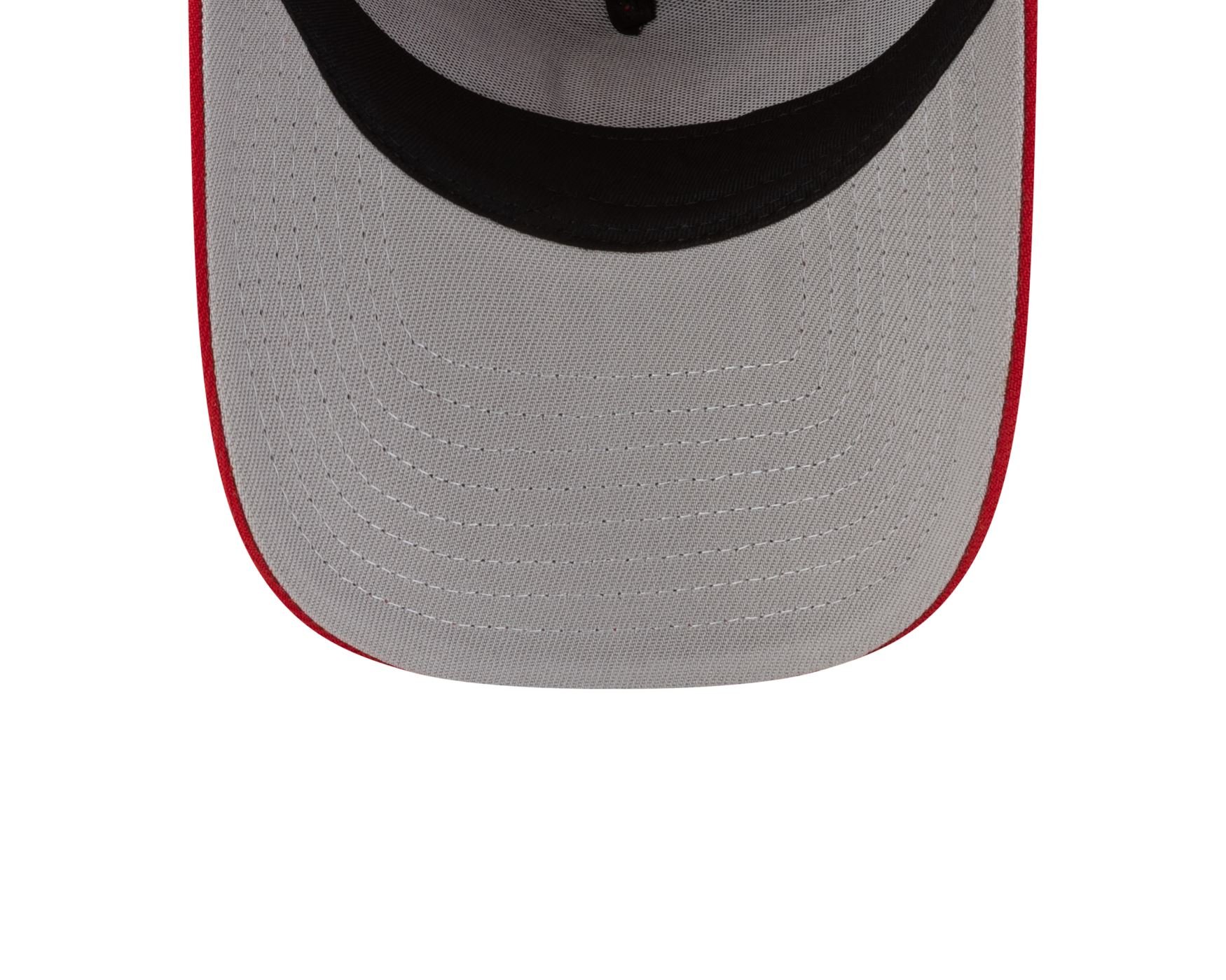 Bone New Era 9FORTY A-FRAME SNAPBACK Anaheim Angels MLB Hyperfly Vermelho Vermelho 7