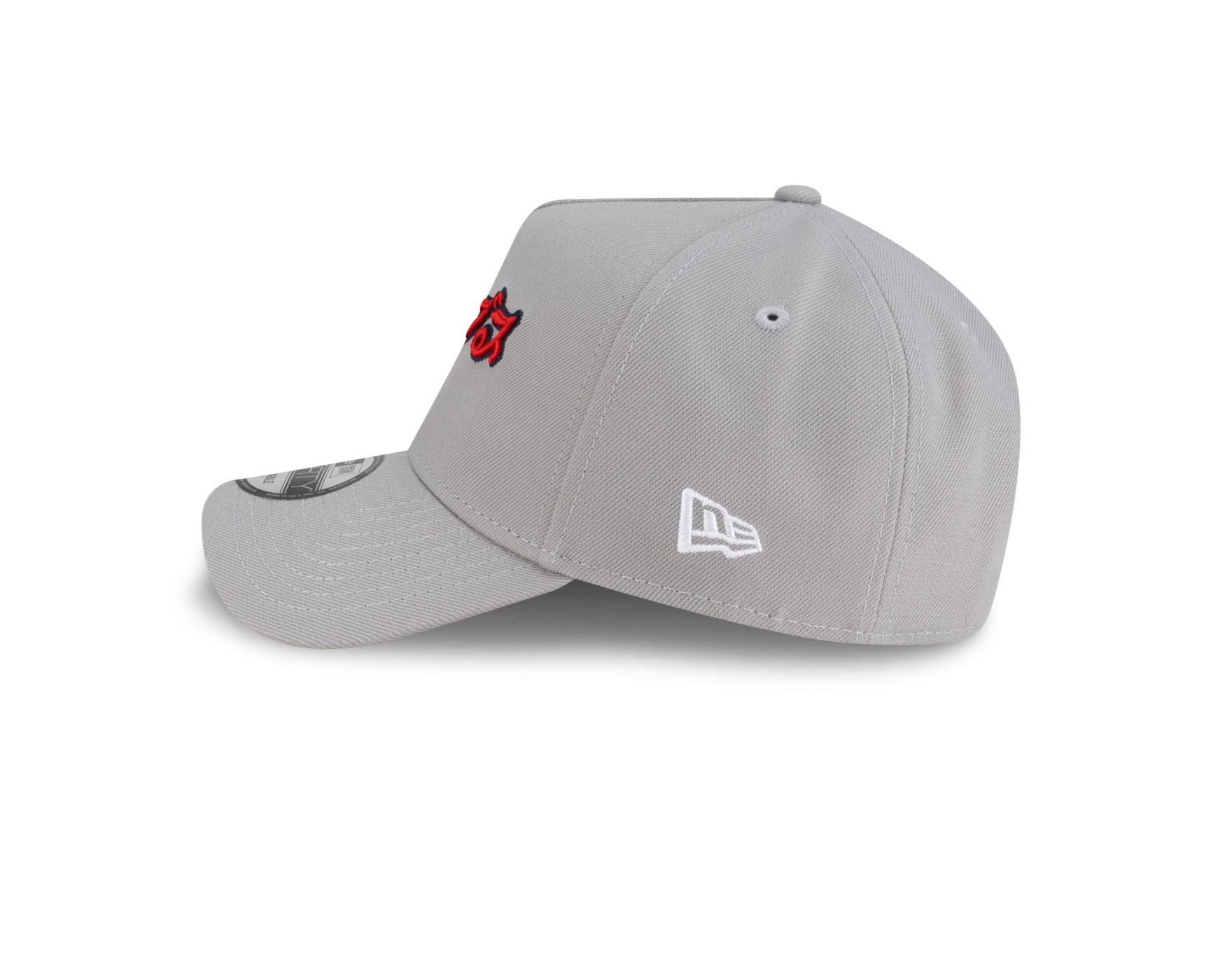 Bone New Era 9FORTY A-FRAME SNAPBACK Atlanta Braves MLB Hyperfly Cinza Cinza 4