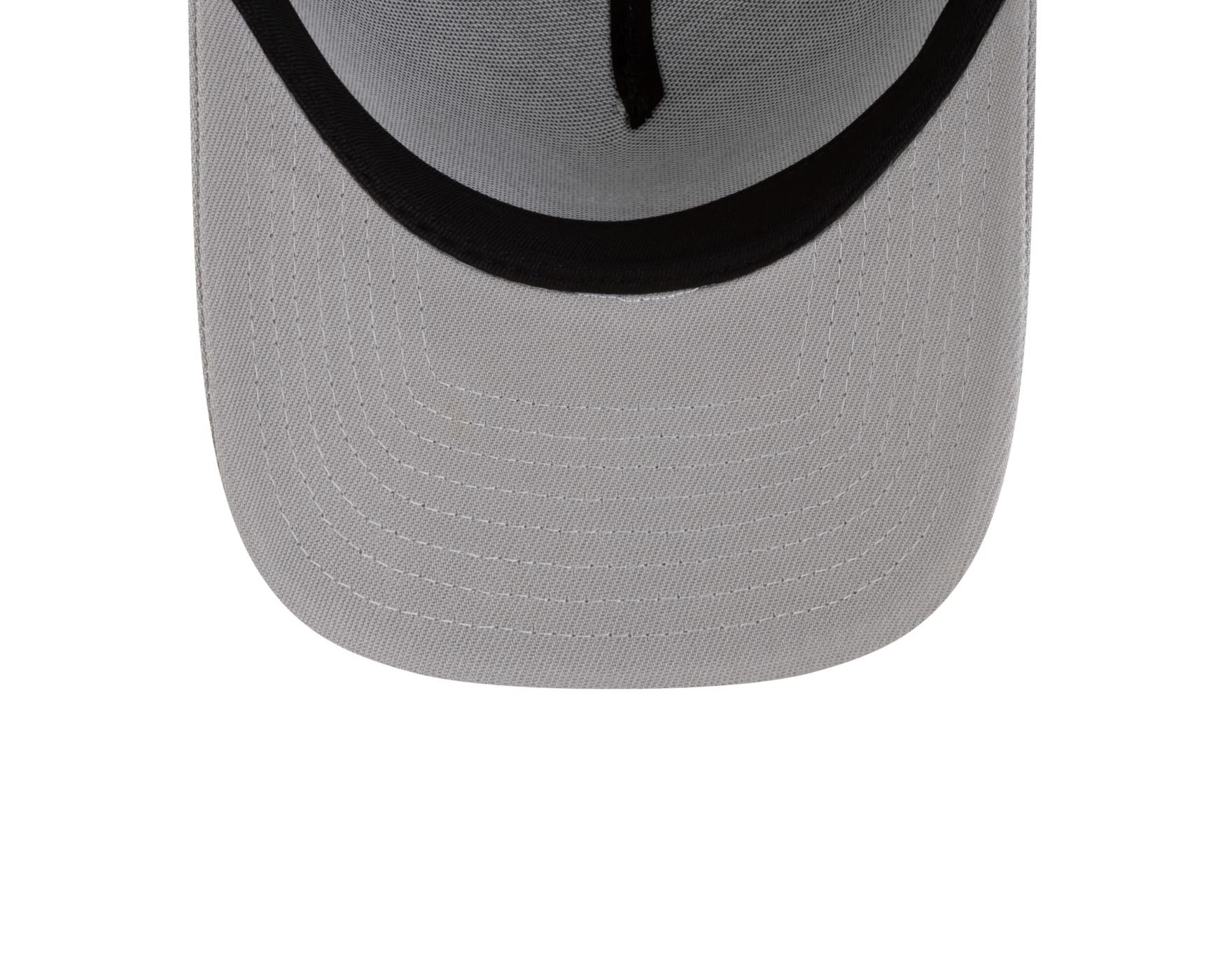 Bone New Era 9FORTY A-FRAME SNAPBACK Atlanta Braves MLB Hyperfly Cinza Cinza 7