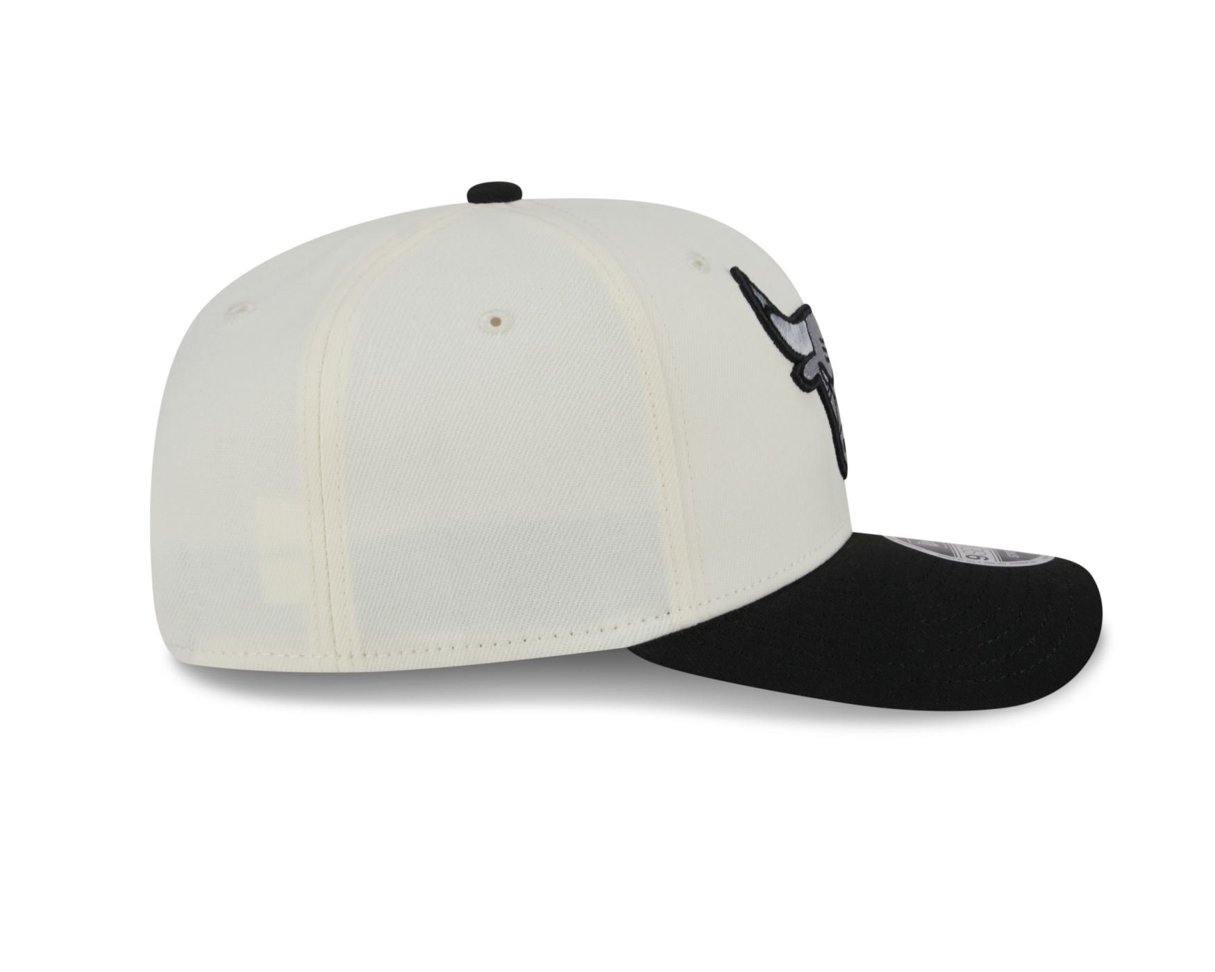 Bone New Era  9SEVENTY Strtch Snap  Chicago Bulls NBA Branco Branco/Preto 4
