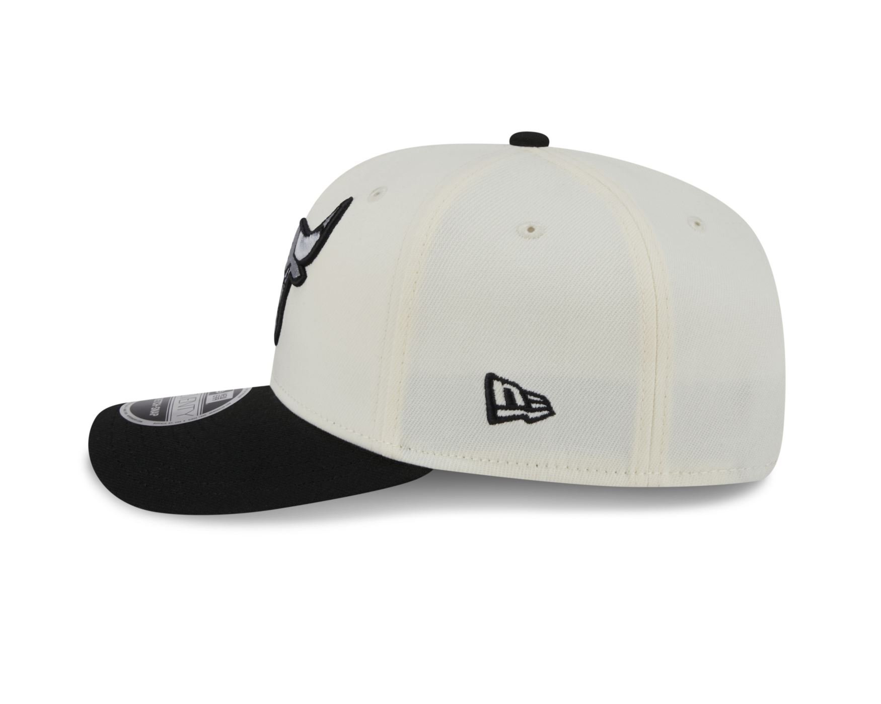 Bone New Era  9SEVENTY Strtch Snap  Chicago Bulls NBA Branco Branco/Preto 7
