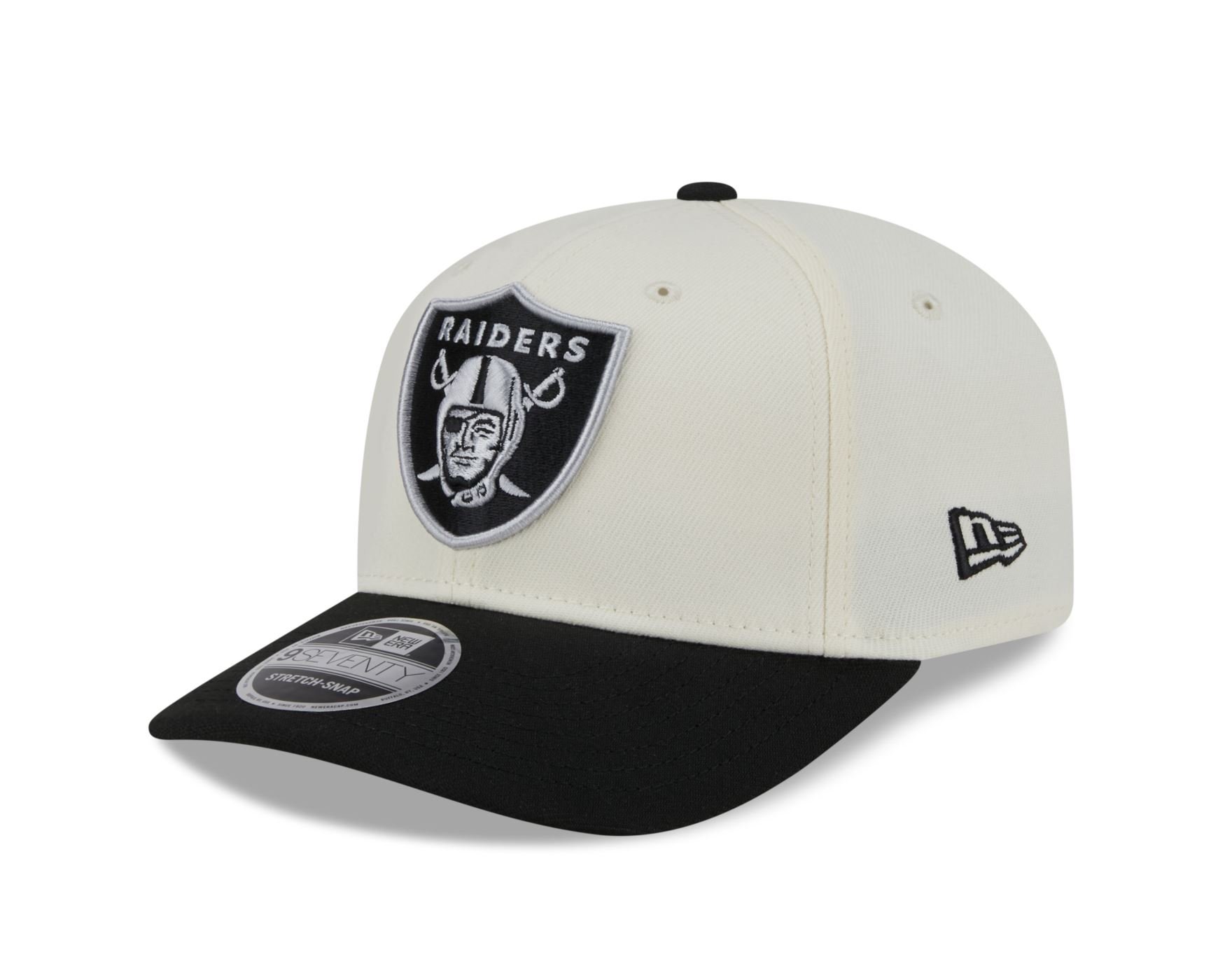 Bone New Era  9SEVENTY Strtch Snap  Las Vegas Raiders NFL Branco
