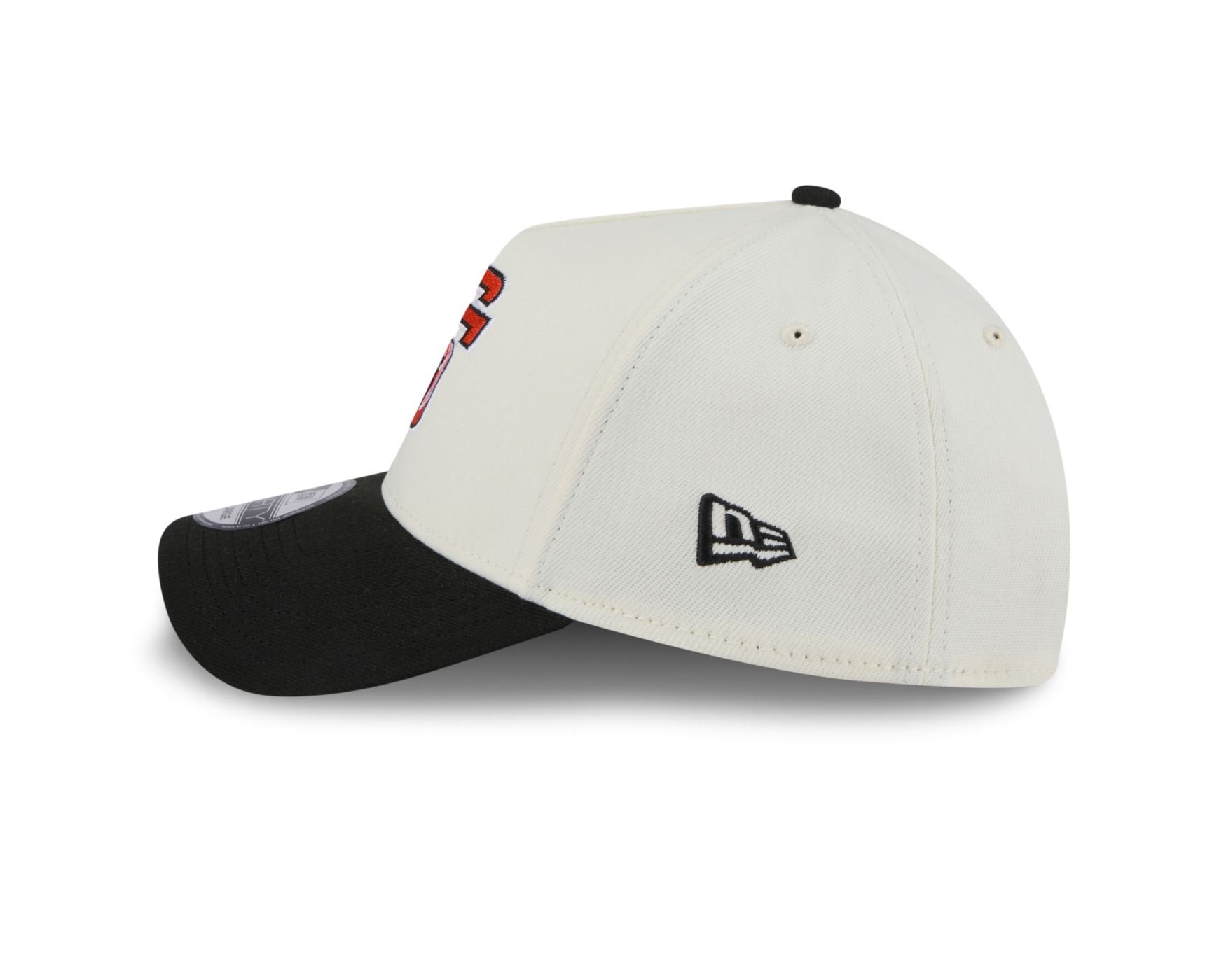 Bone New Era 39THIRTY A-FRAME San Francisco Giants MLB Branco Branco/Preto 7