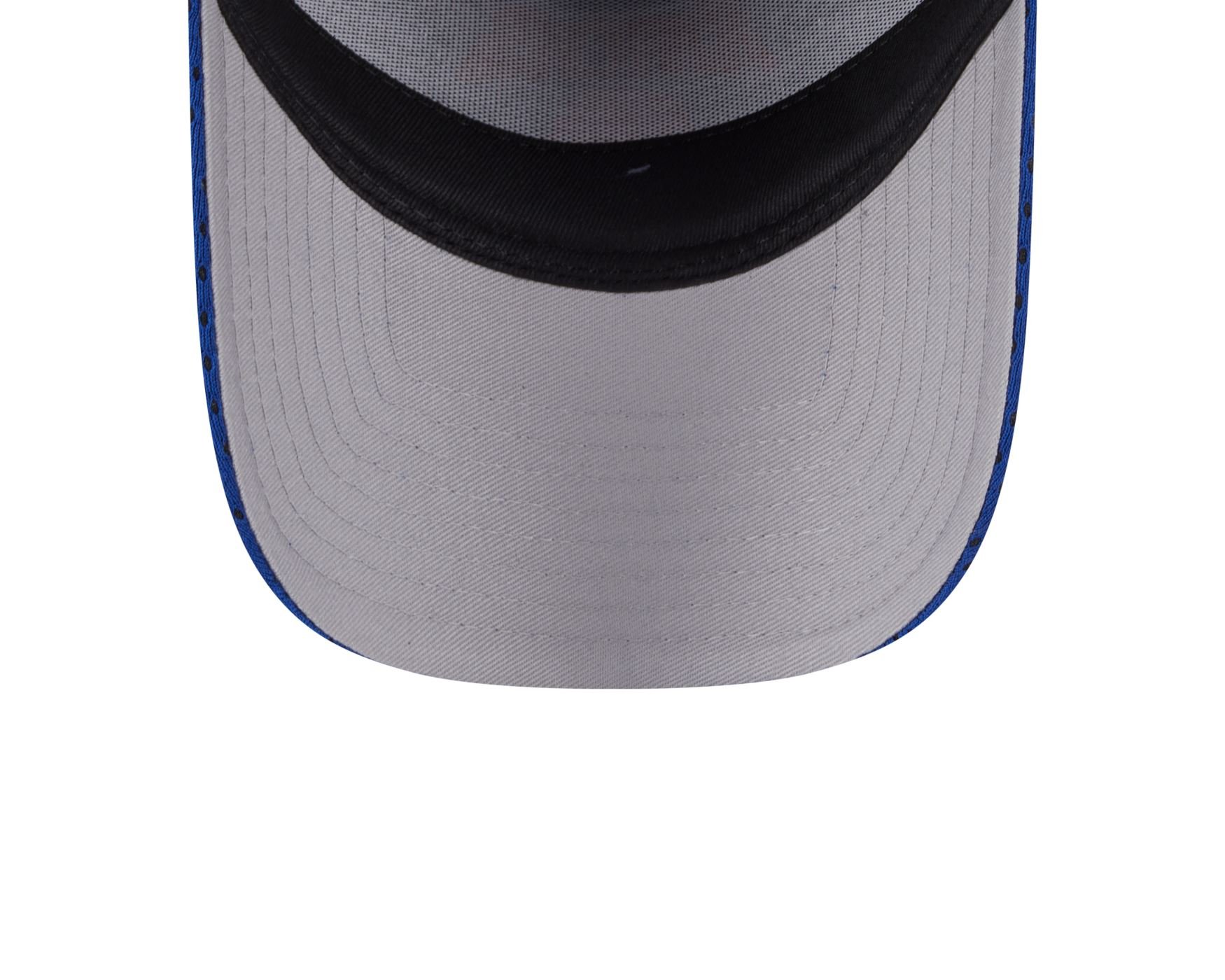 Bone New Era 9FORTY A-FRAME SNAPBACK New York Knicks NBA Off White Azul 6