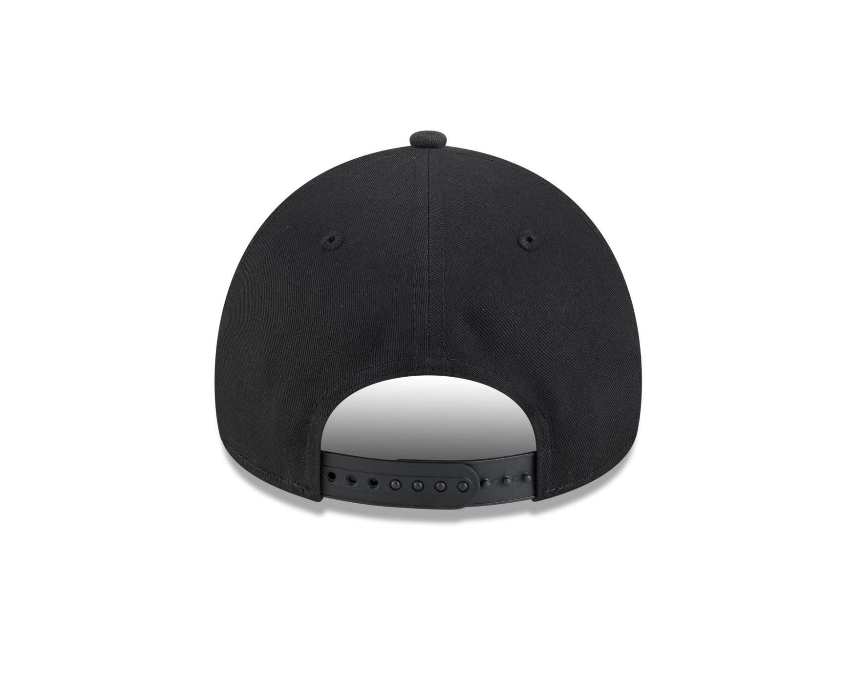 Bone New Era 9FORTY A-FRAME SNAPBACK New York Knicks NBA Preto Preto 5