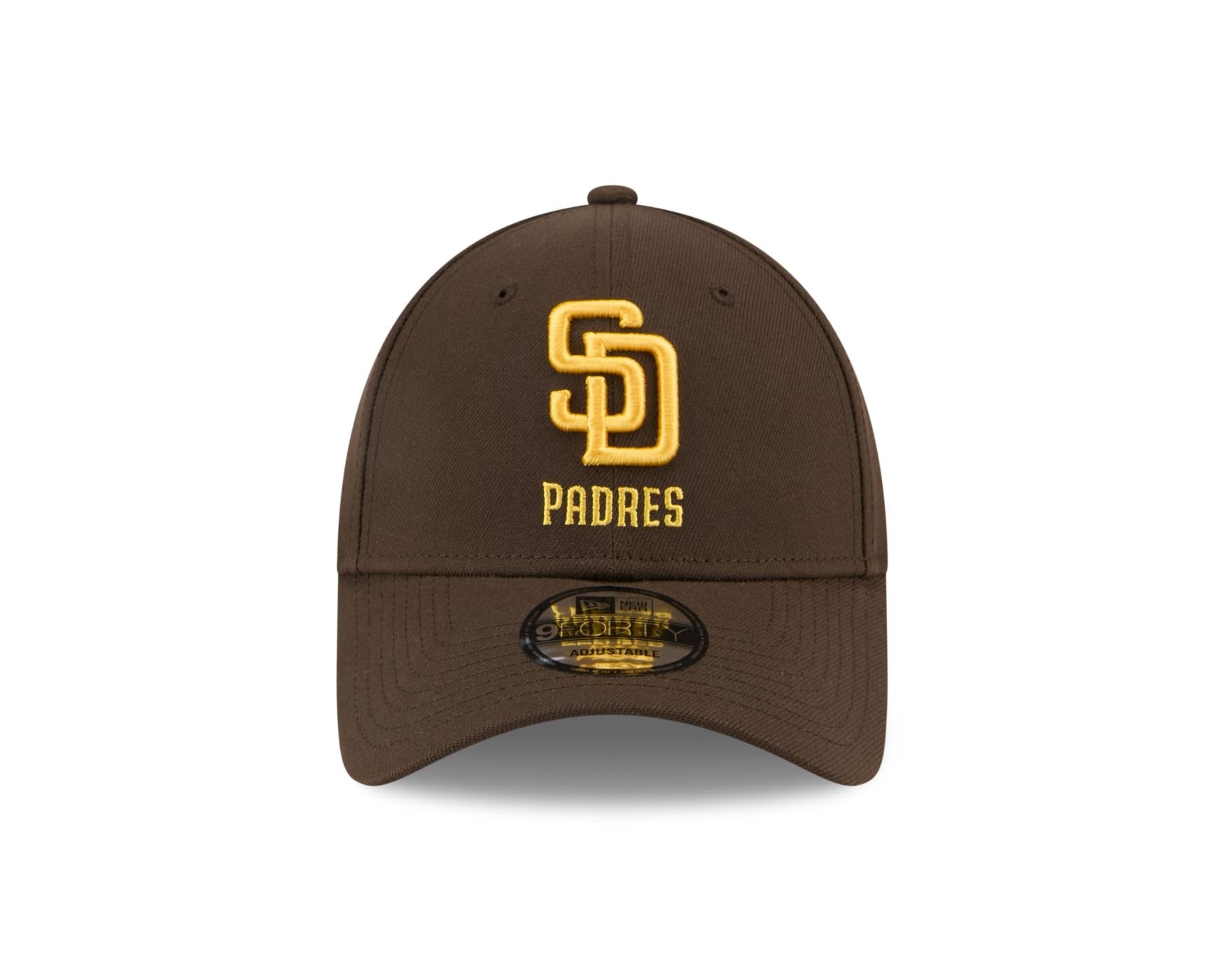 Bone New Era 9FORTY San Diego Padres MLB Off White Marrom 2