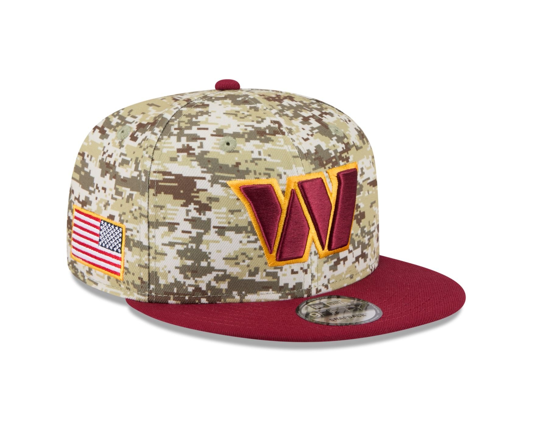 Bone New Era 9FIFTY SNAPBACK Washington Commander NFL Vermelho Militar/Vermelho 3