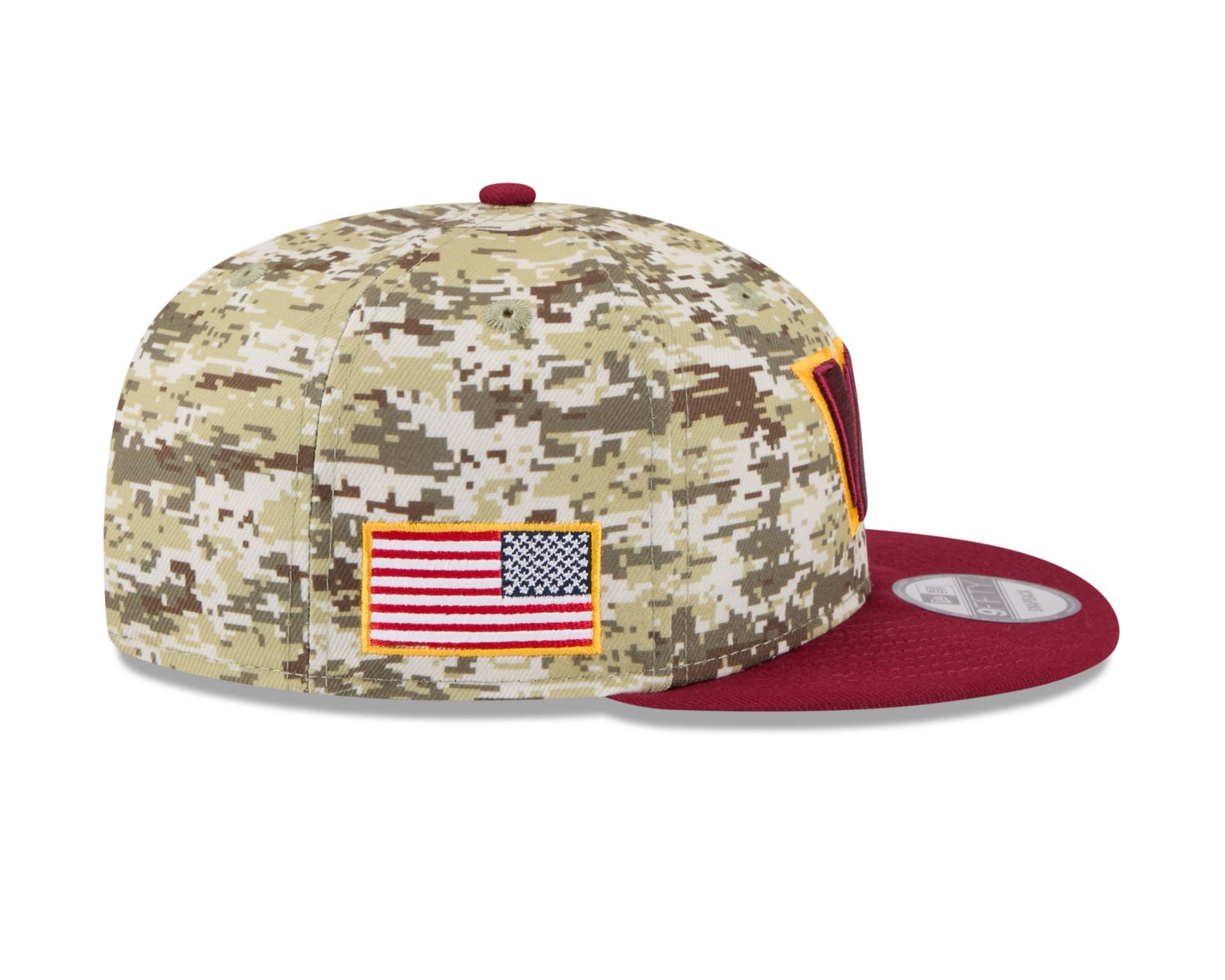 Bone New Era 9FIFTY SNAPBACK Washington Commander NFL Vermelho Militar/Vermelho 4