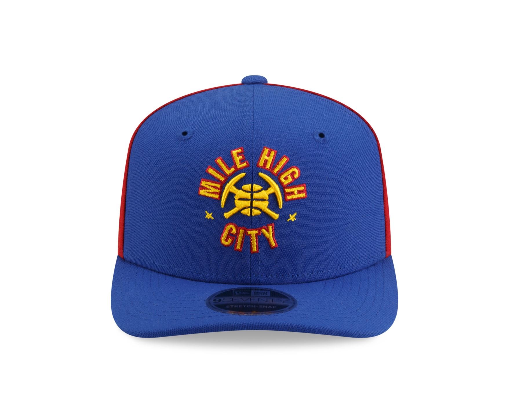 Bone New Era 9SEVENTY Strtch Snap Denver Nuggets NBA Azul Azul/Vermelho 2