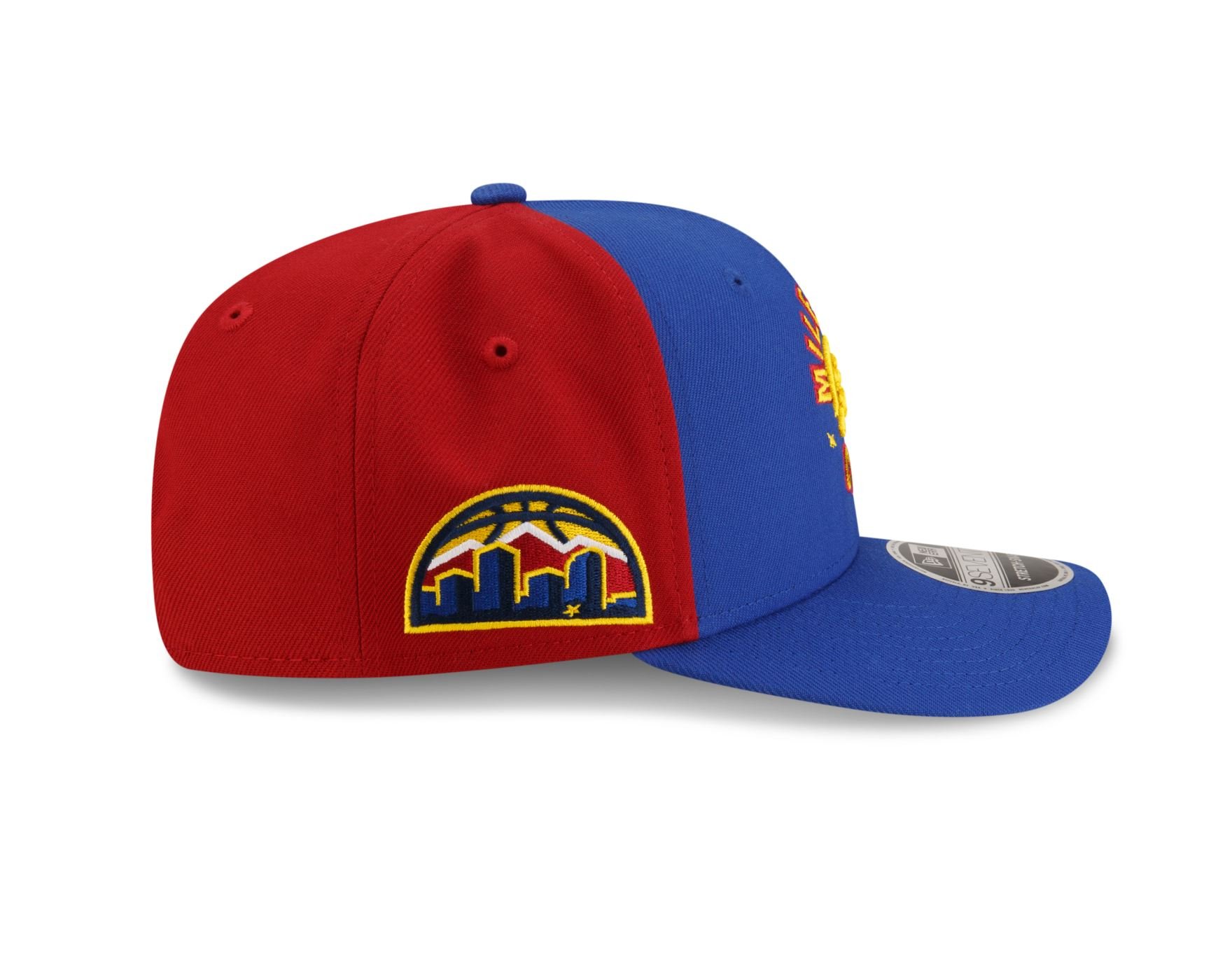 Bone New Era 9SEVENTY Strtch Snap Denver Nuggets NBA Azul Azul/Vermelho 4