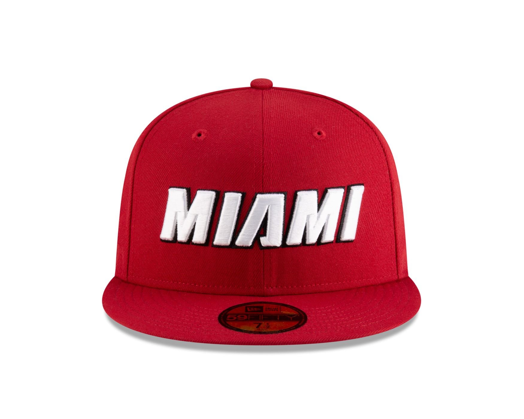 Bone New Era  59FIFTY Miami Heat NBA Vermelho Vermelho 2