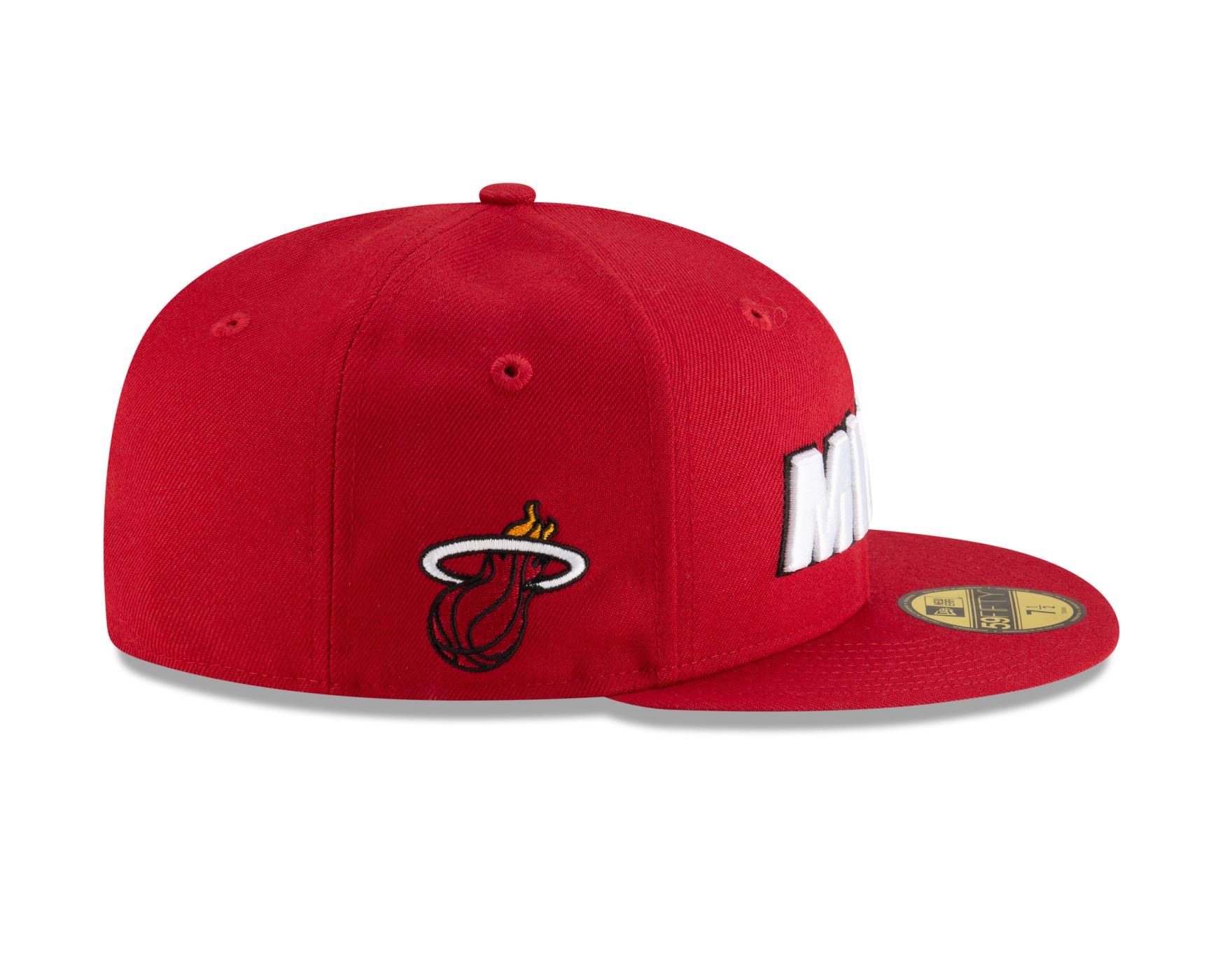 Bone New Era  59FIFTY Miami Heat NBA Vermelho Vermelho 4