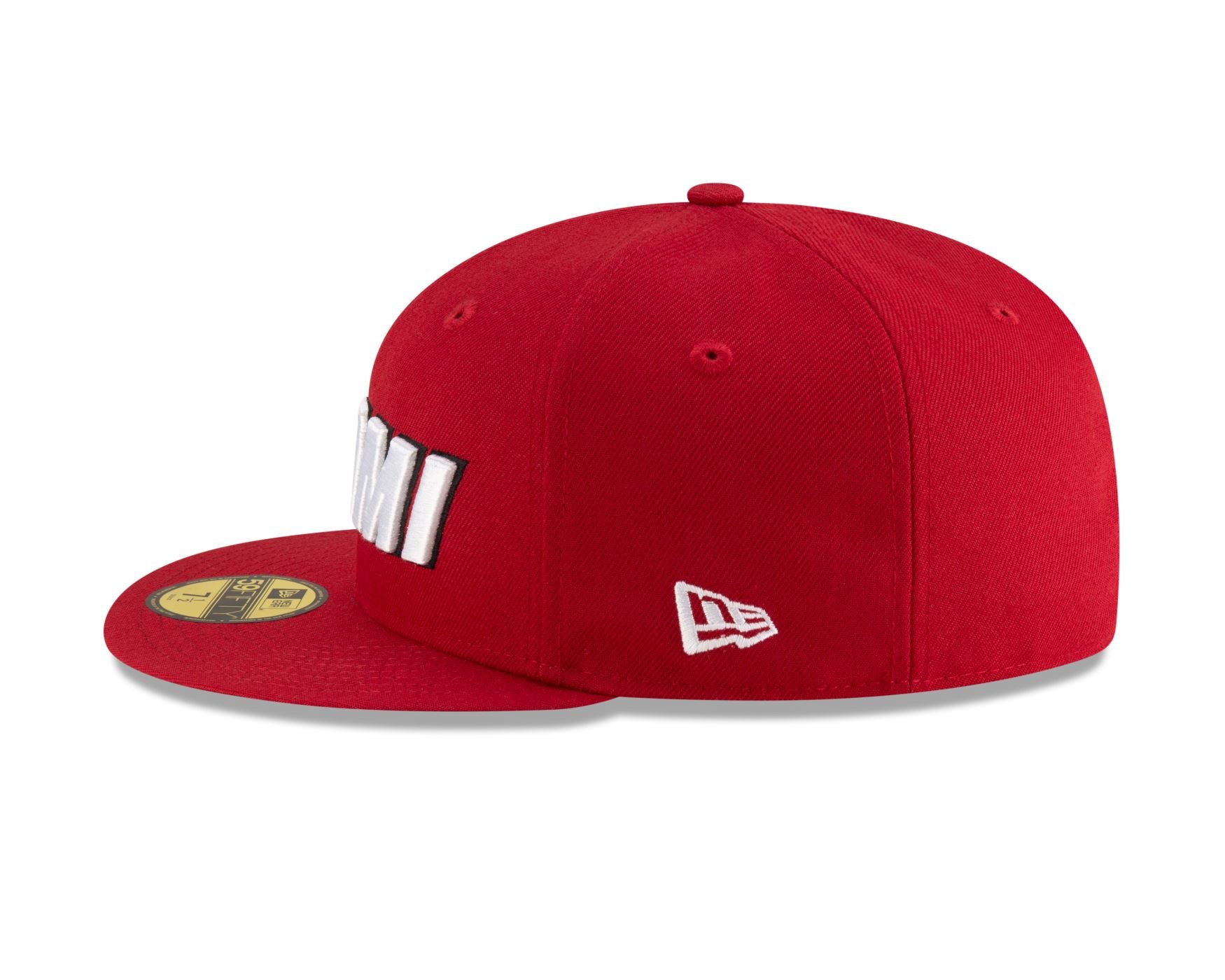 Bone New Era  59FIFTY Miami Heat NBA Vermelho Vermelho 7