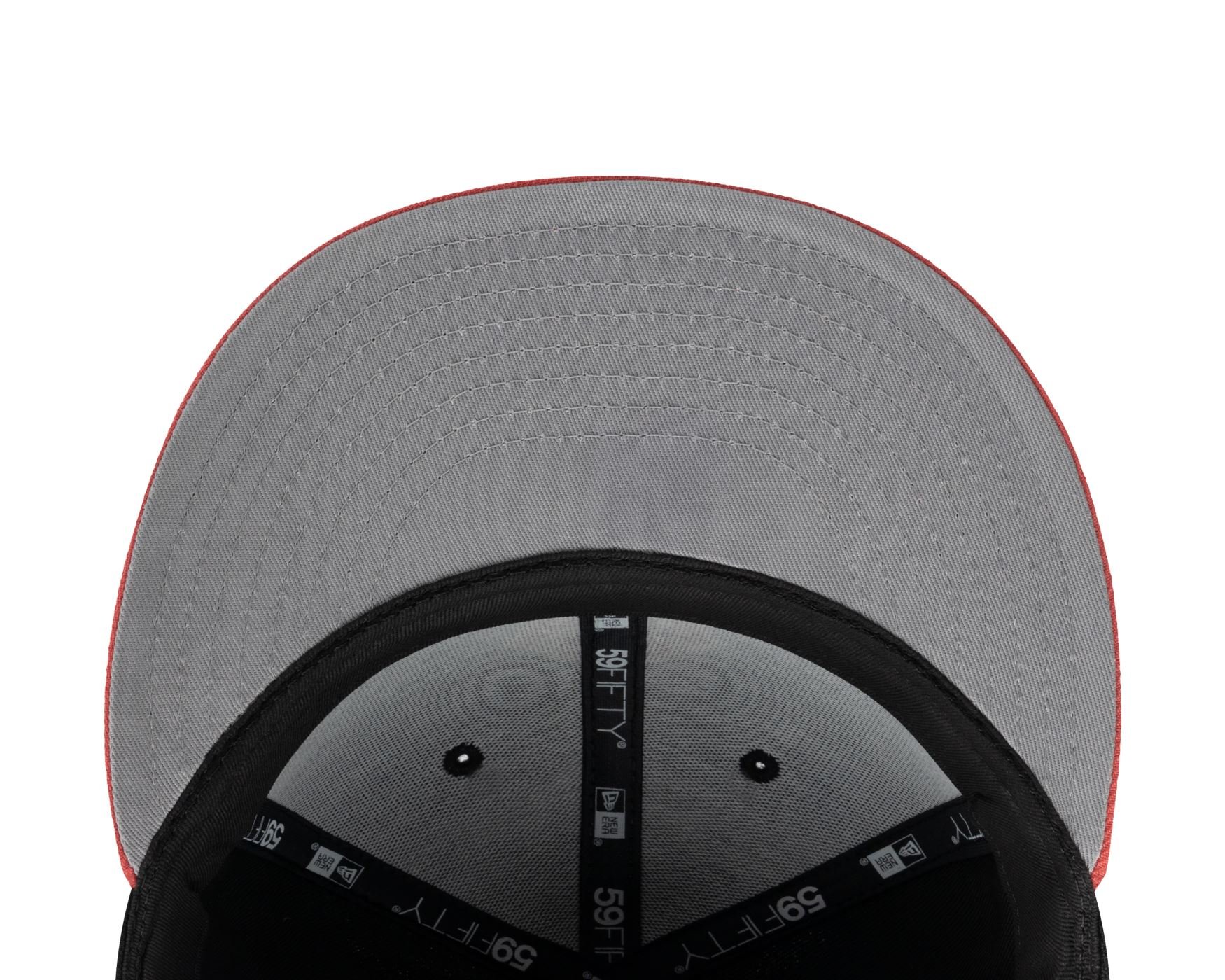 Bone New Era 59FIFTY New York Yankees MLB Off White Preto/Rosa 5