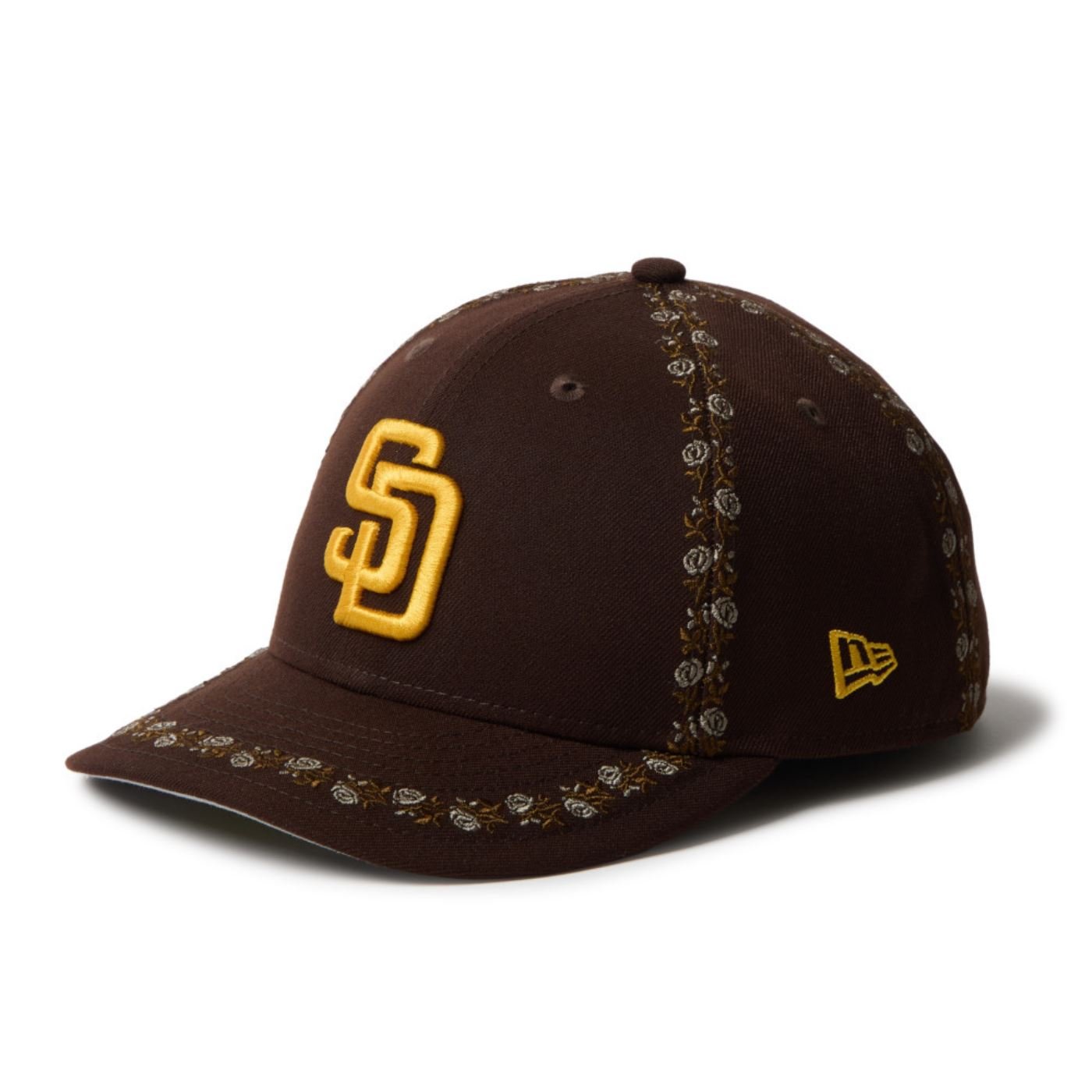 Bone New Era 59FIFTY LOW PROFILE San Diego Padres MLB Off White