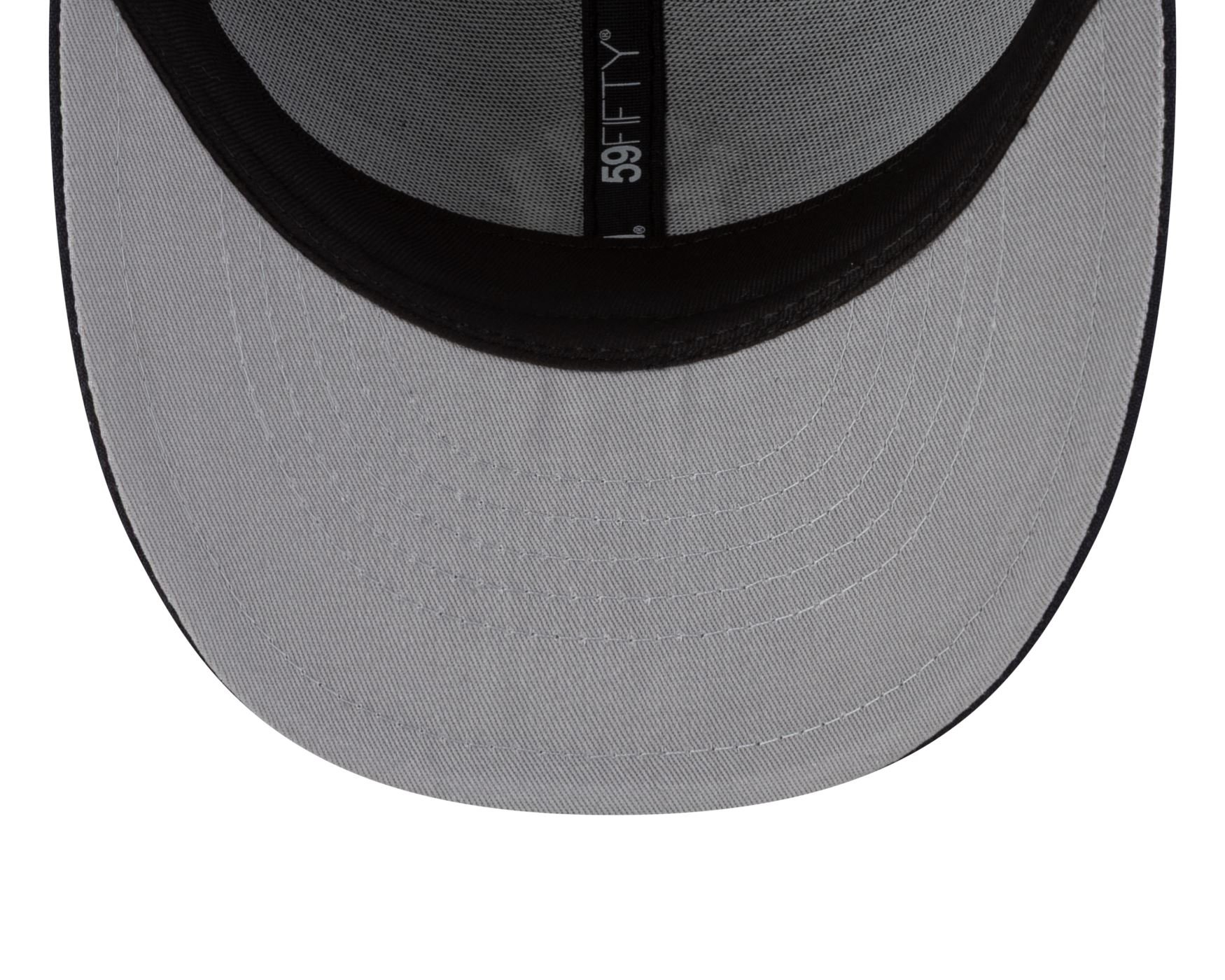 Bone New Era 59FIFTY Low Profile New York Yankees MLB Off White Preto/Azul 6