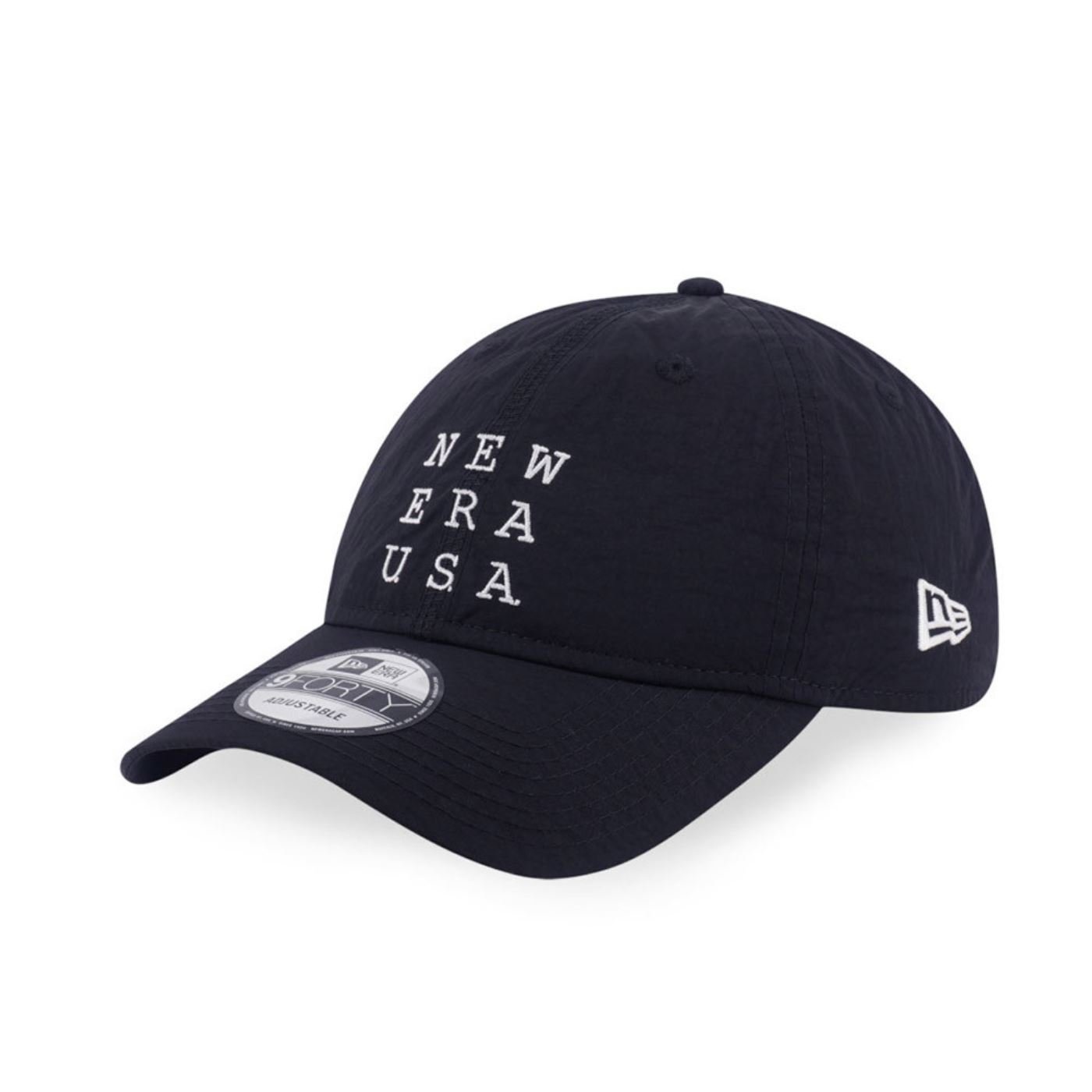 Bone New Era 9FORTY Branded Preto