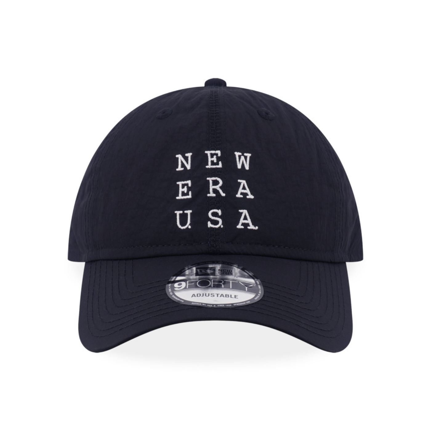 Bone New Era 9FORTY Branded Preto Preto 2