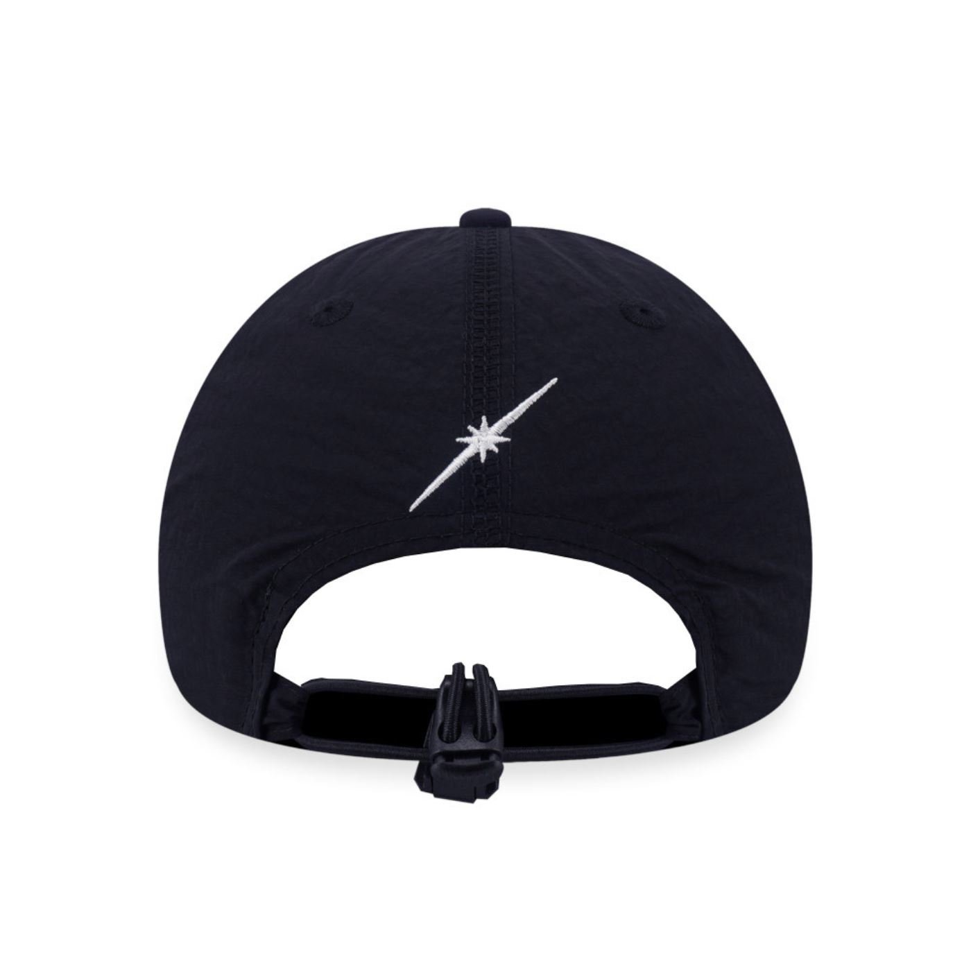 Bone New Era 9FORTY Branded Preto Preto 3