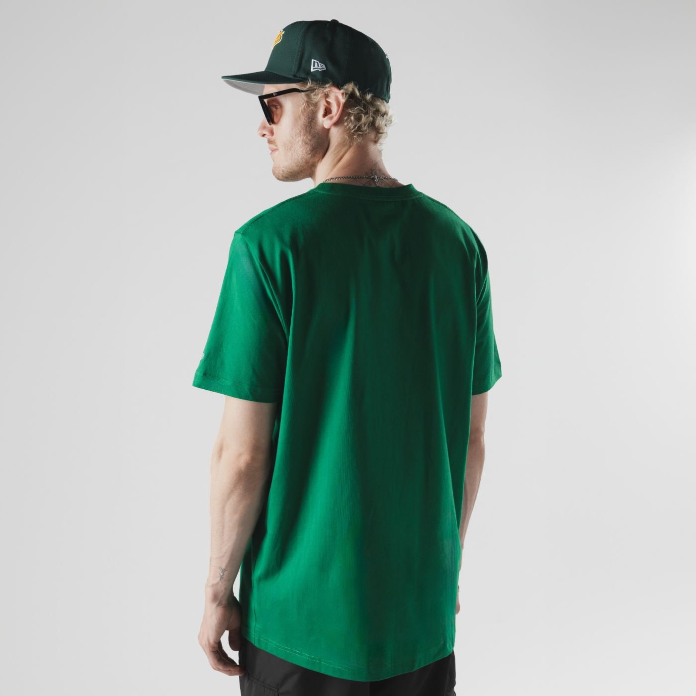 Camiseta New Era Regular Oakland Athletics MLB Hyperfly Verde Verde 7