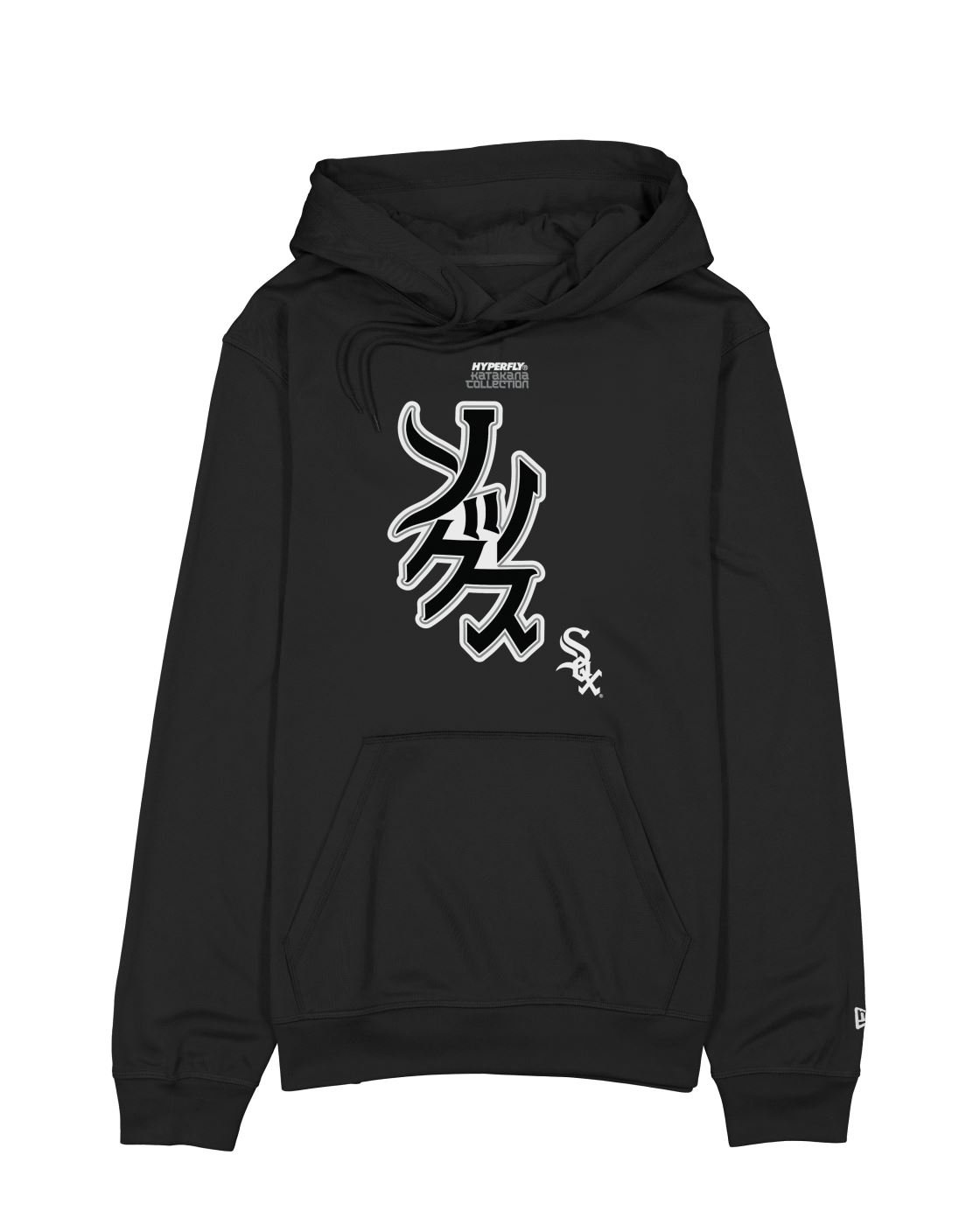 Moletom New Era Canguru Fechado Chicago White Sox MLB Hyperfly Preto