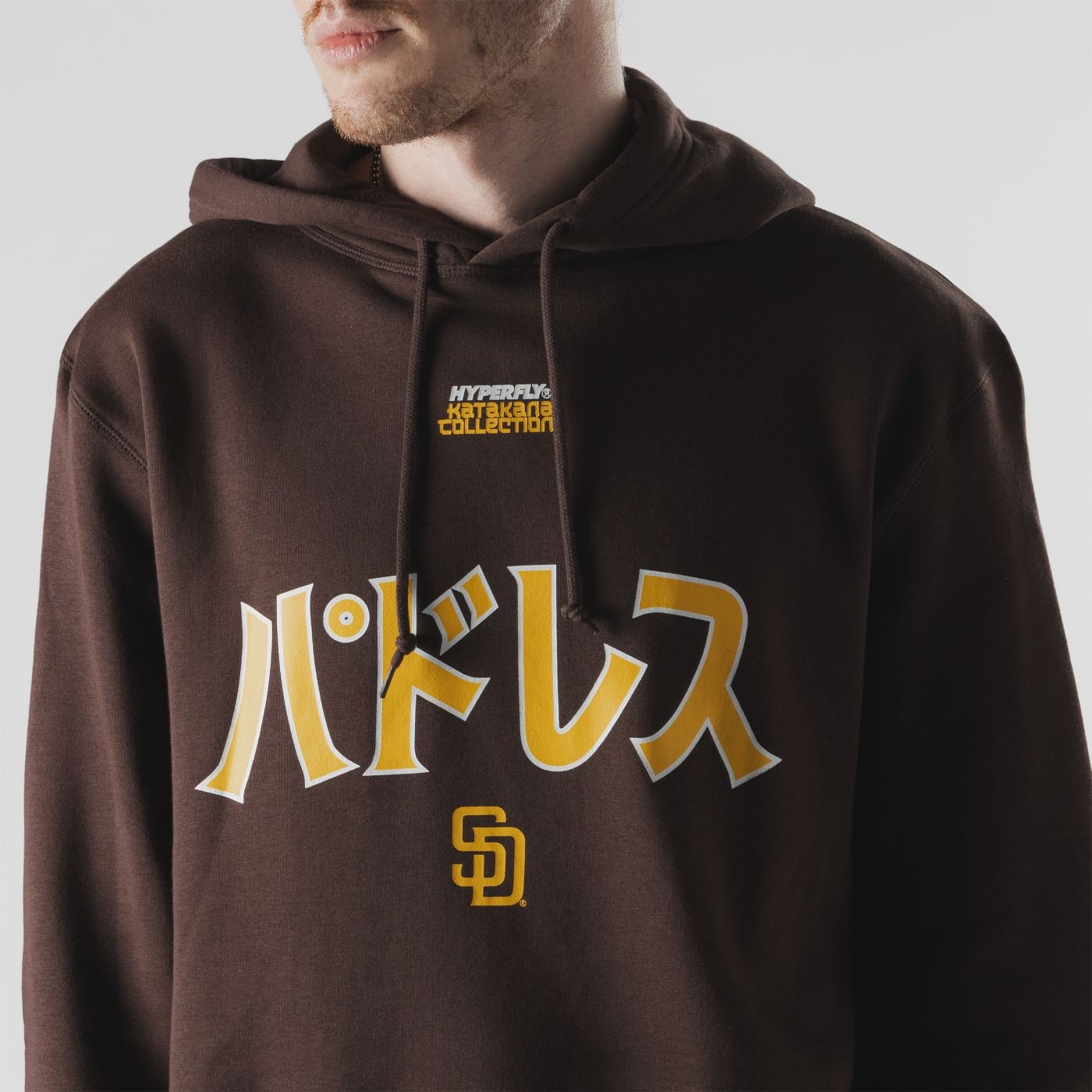Moletom New Era Canguru Fechado San Diego Padres MLB Hyperfly Marrom Marrom 4