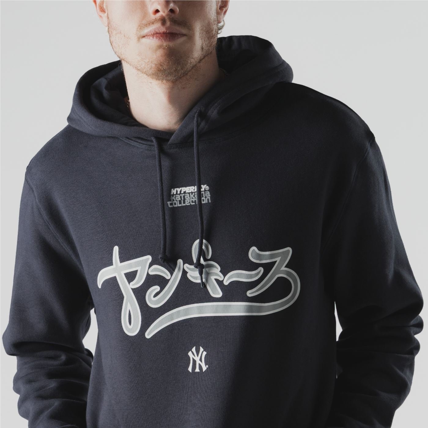Moletom New Era Canguru Fechado New York Yankees MLB Hyperfly Marinho Marinho 5