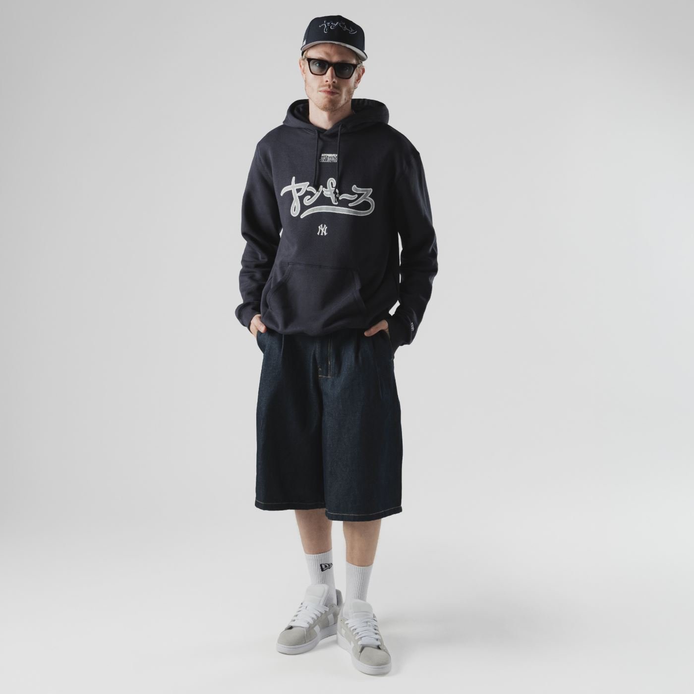 Moletom New Era Canguru Fechado New York Yankees MLB Hyperfly Marinho Marinho 2