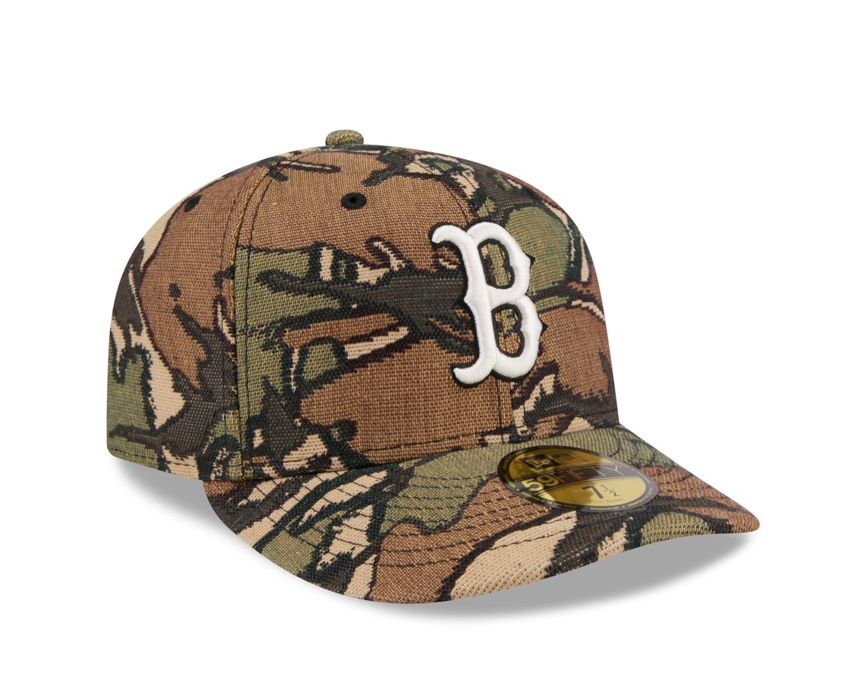 Bone New Era 59FIFTY Boston Red Sox MLB Militar Marrom/Verde 3