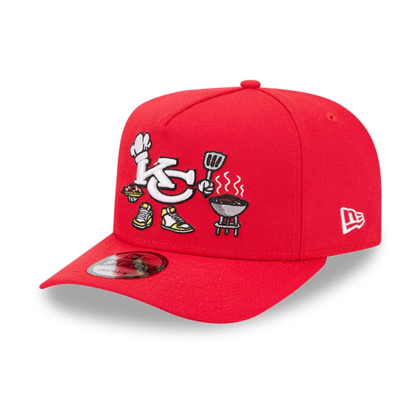 Bone New Era 9FIFTY A-FRAME Kansas City Chiefs NFL Vermelho