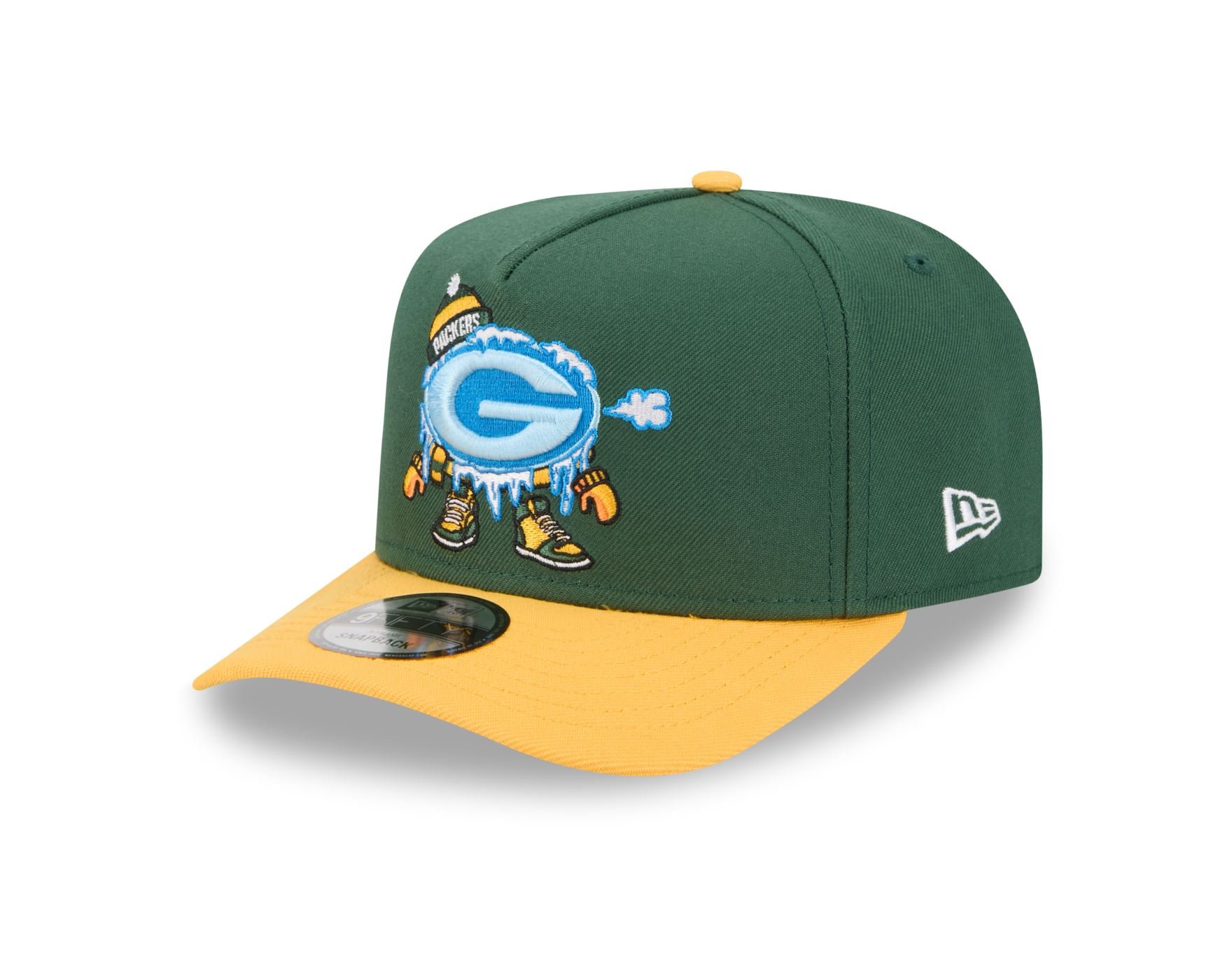 Bone New Era 9FIFTY A-FRAME Green Bay Packers NFL Verde